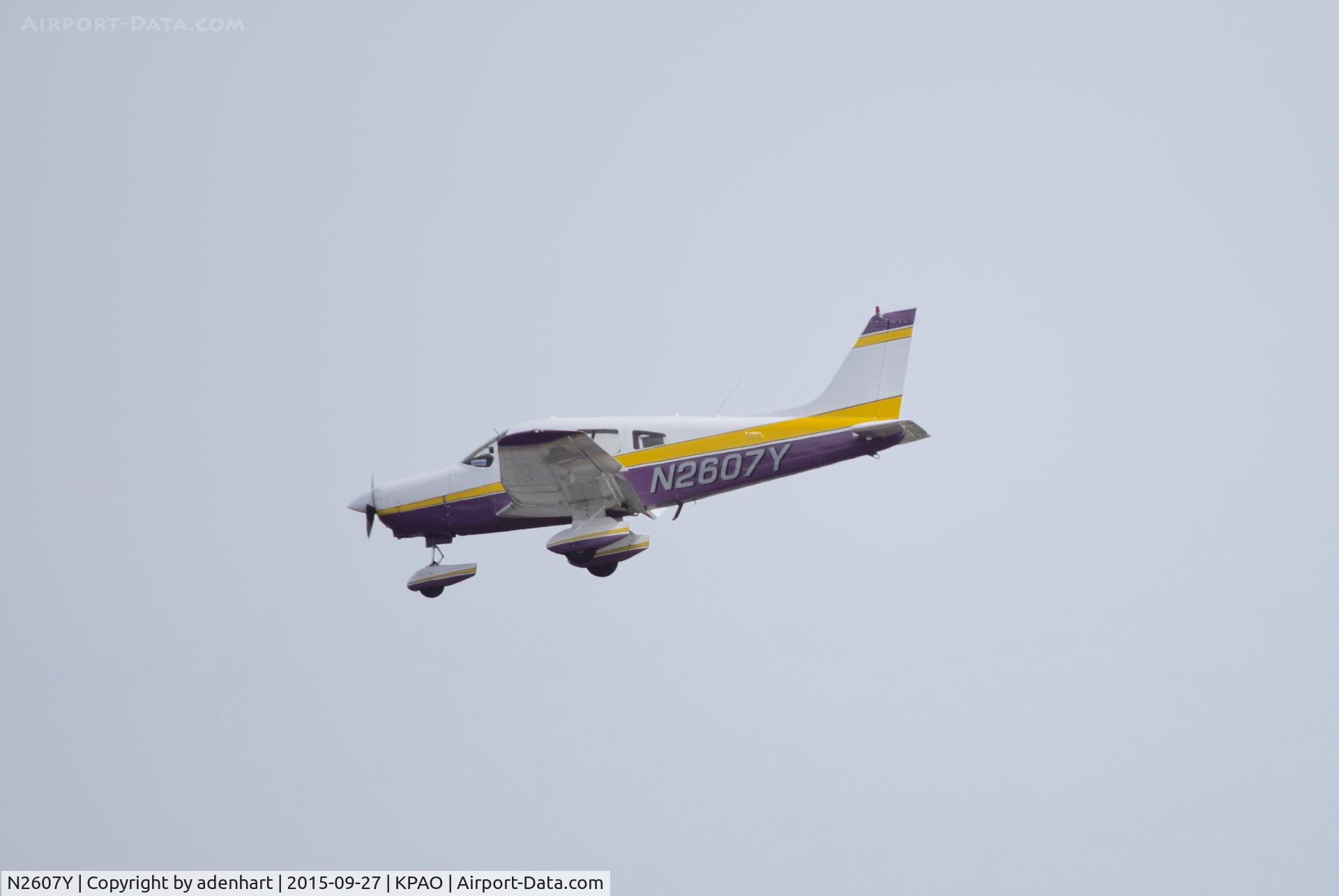 N2607Y, 1985 Piper PA-28-161 C/N 28-8516086, N2607Y inbound KPAO