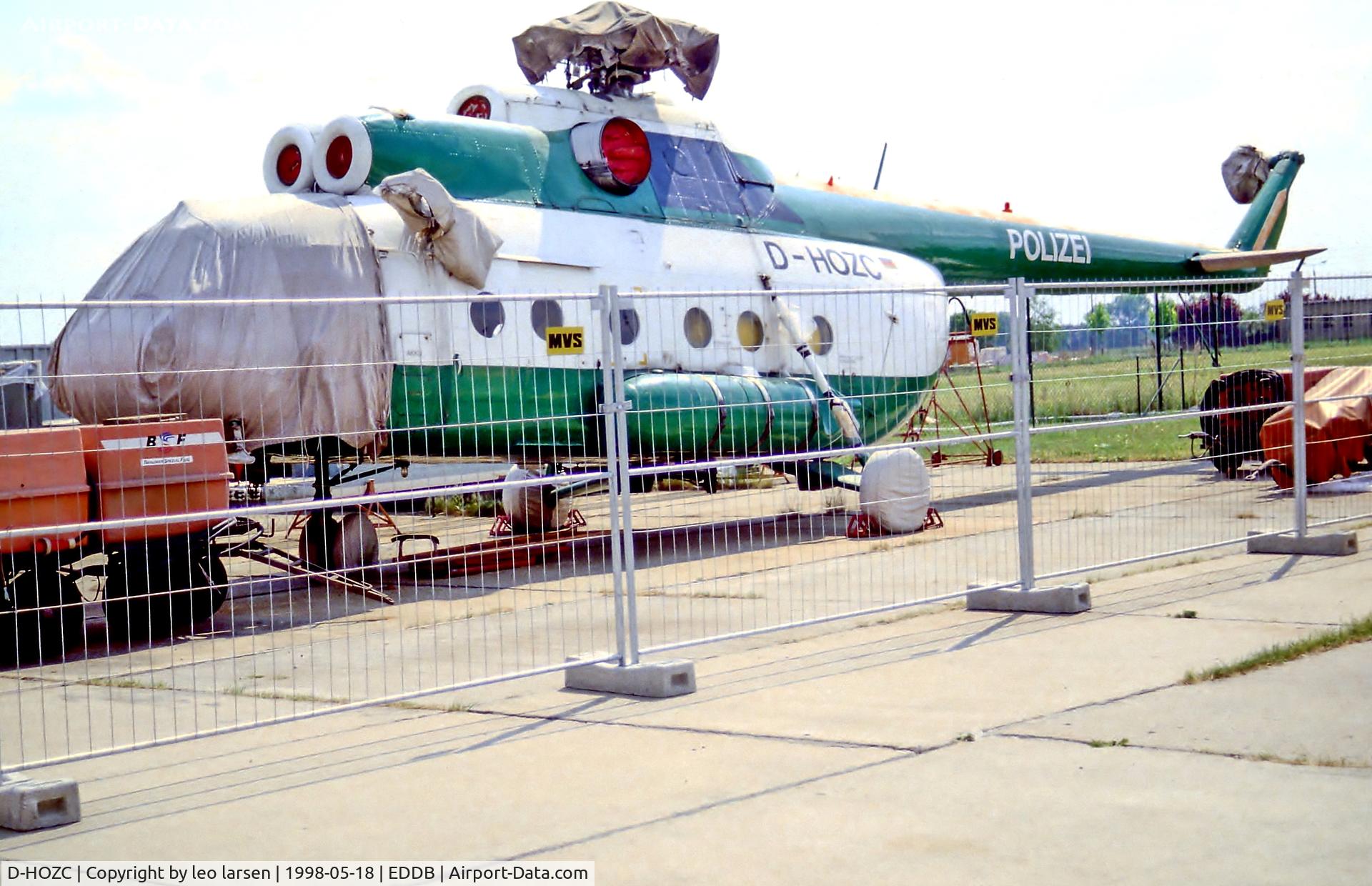 D-HOZC, 1971 Mil Mi-8T Hip C/N 10513, Berlin 18.5.98
