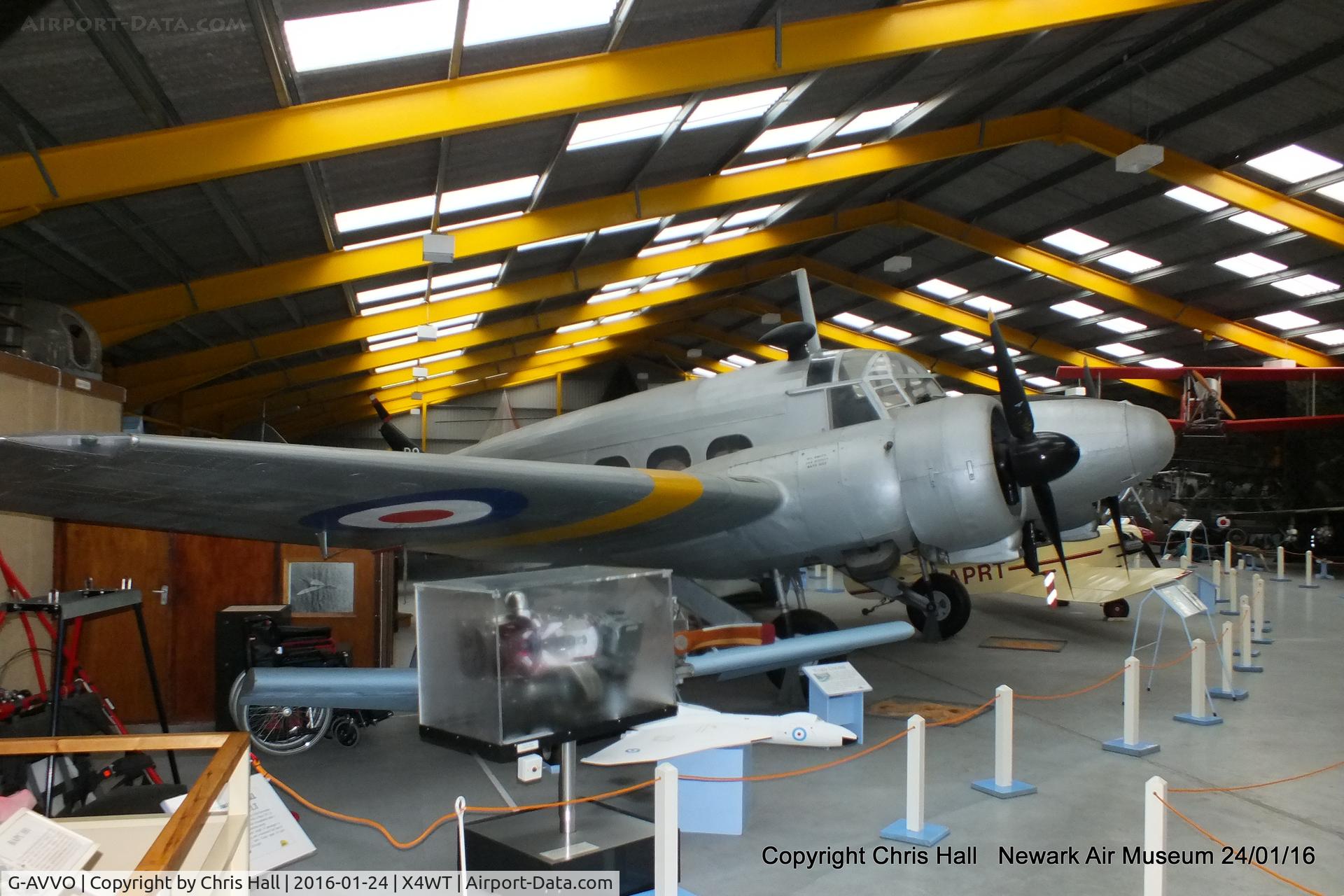 G-AVVO, Avro 652A Anson C.19 Srs 2 C/N 34219, at the Newark Air Museum