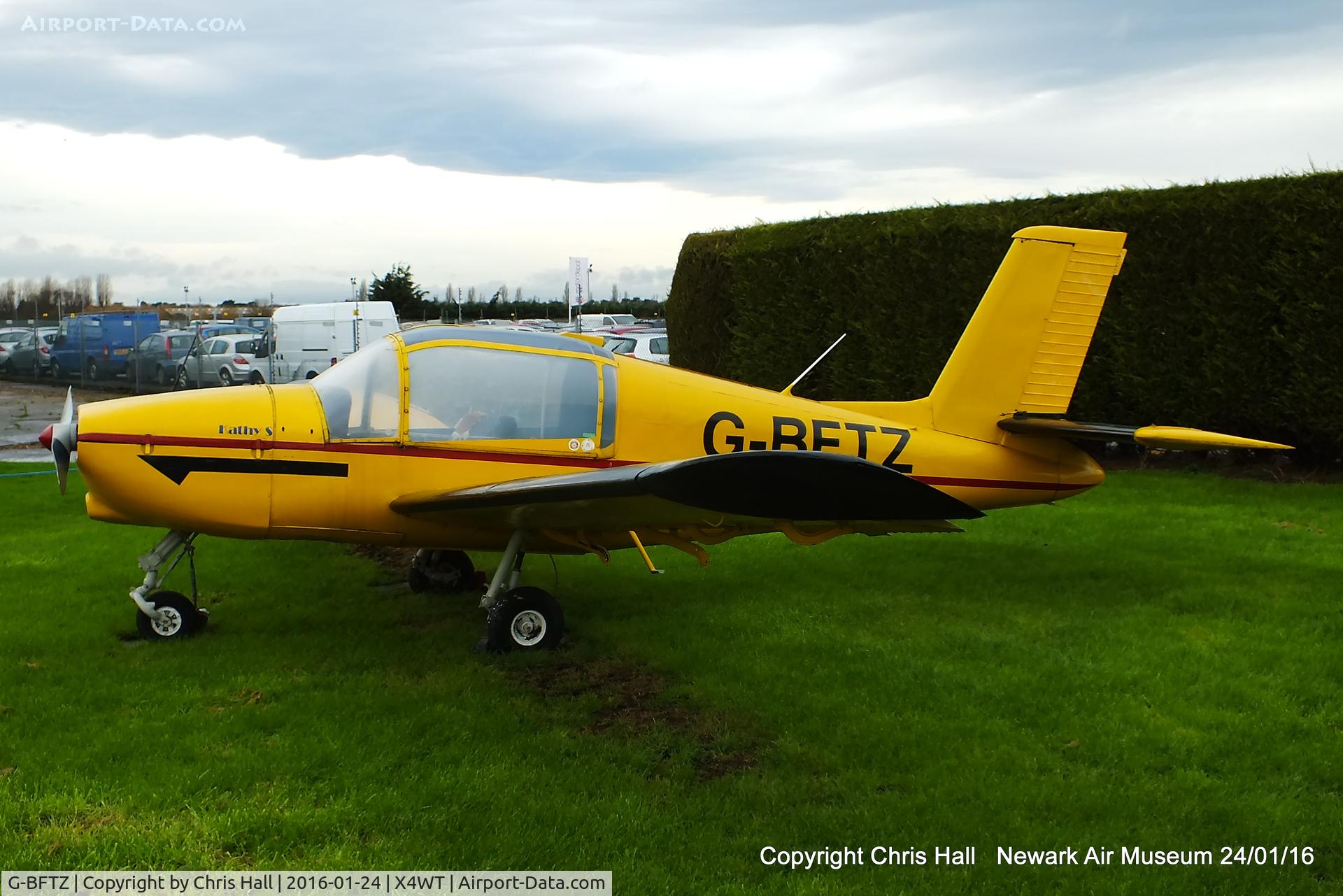 G-BFTZ, 1968 Socata MS-880B Rallye Club C/N 1269, at the Newark Air Museum
