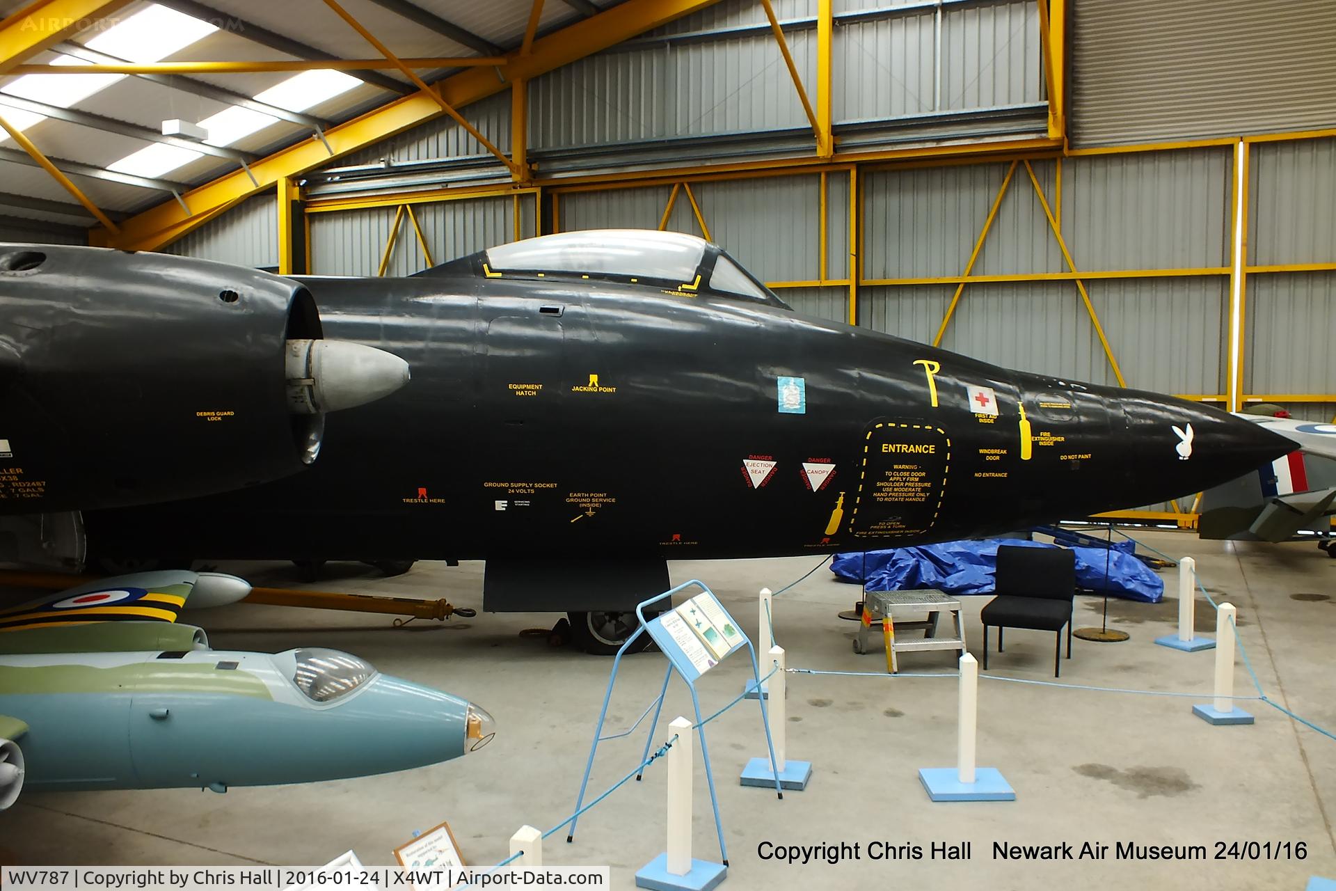 WV787, 1952 English Electric Canberra B(1)8 C/N EEP71644, at the Newark Air Museum
