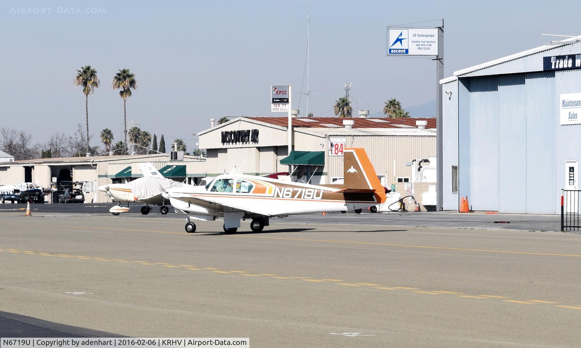 N6719U, 1963 Mooney M20C Ranger C/N 2451, N6719U at Trade Winds Aviation, KRHV