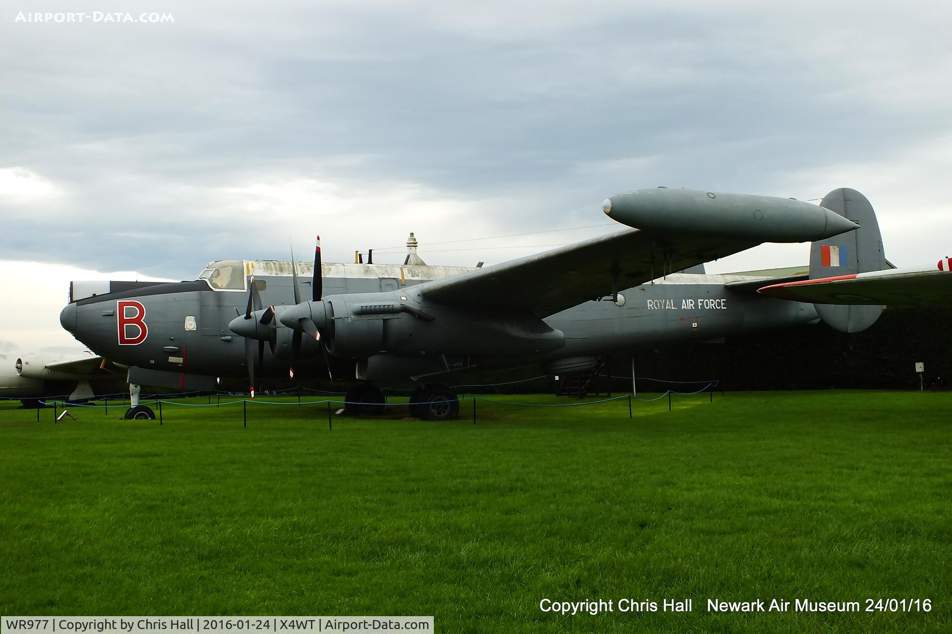 WR977, Avro 716 Shackleton MR.3 C/N Not found WR977, at the Newark Air Museum