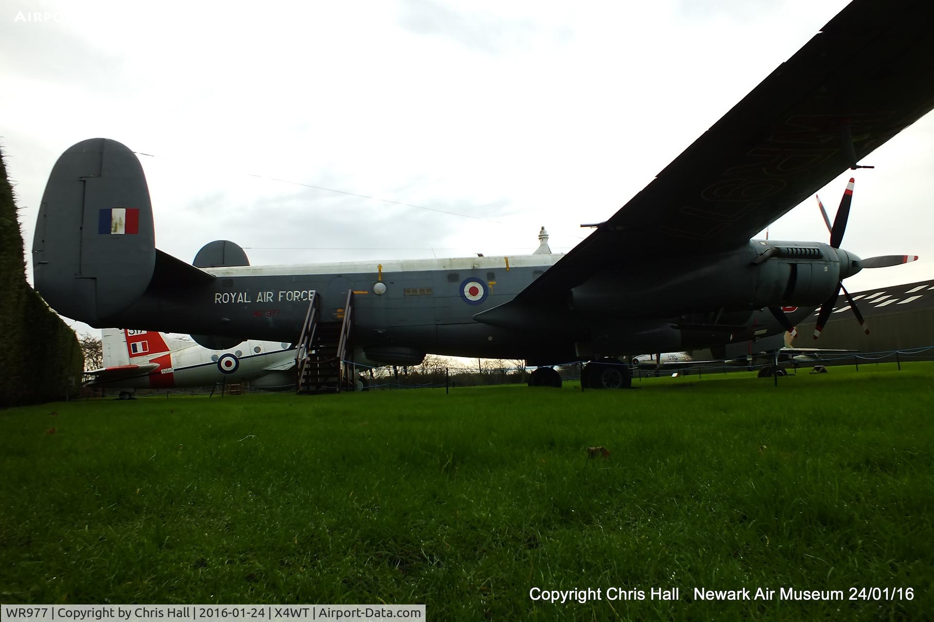 WR977, Avro 716 Shackleton MR.3 C/N Not found WR977, at the Newark Air Museum