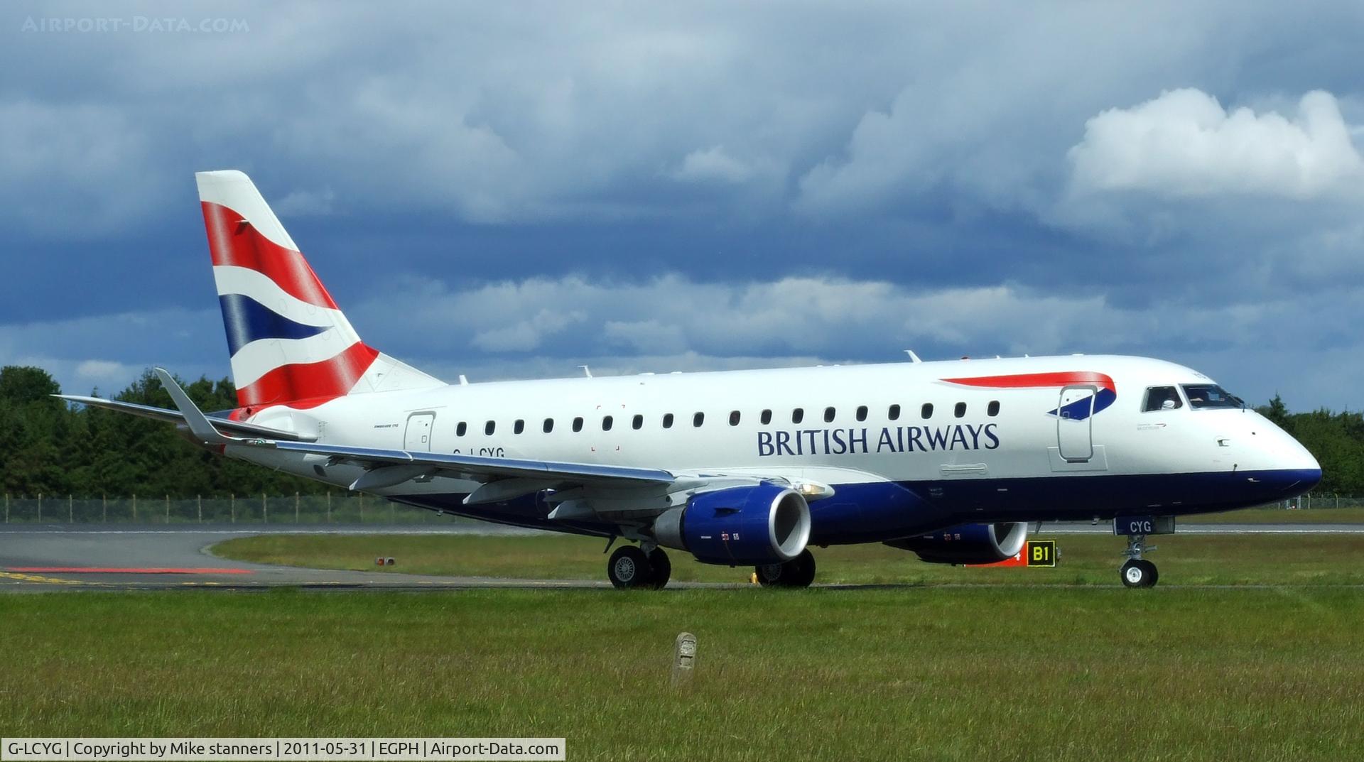 G-LCYG, 2009 Embraer 170STD (ERJ-170-100STD) C/N 17000300, CFE79B arrives from LCY