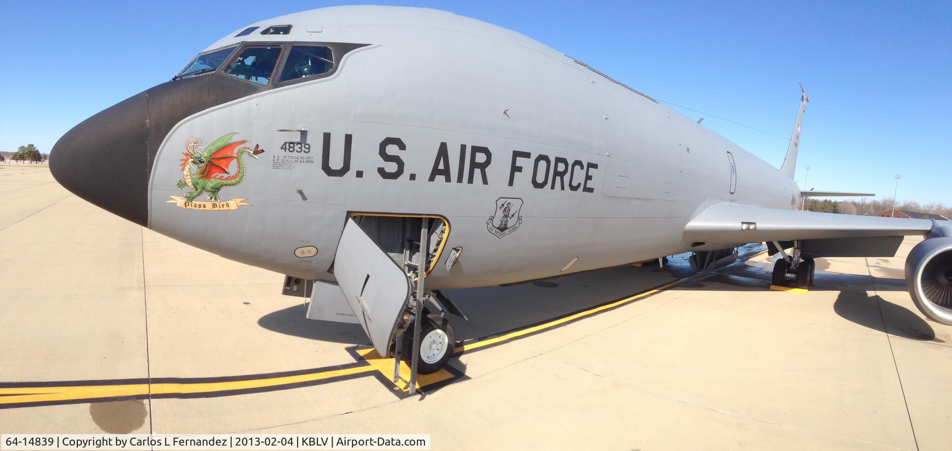 64-14839, 1964 Boeing KC-135R Stratotanker C/N 18779, Piasa Bird, not quite the lady of the myst, but still keeping within the indian folklore