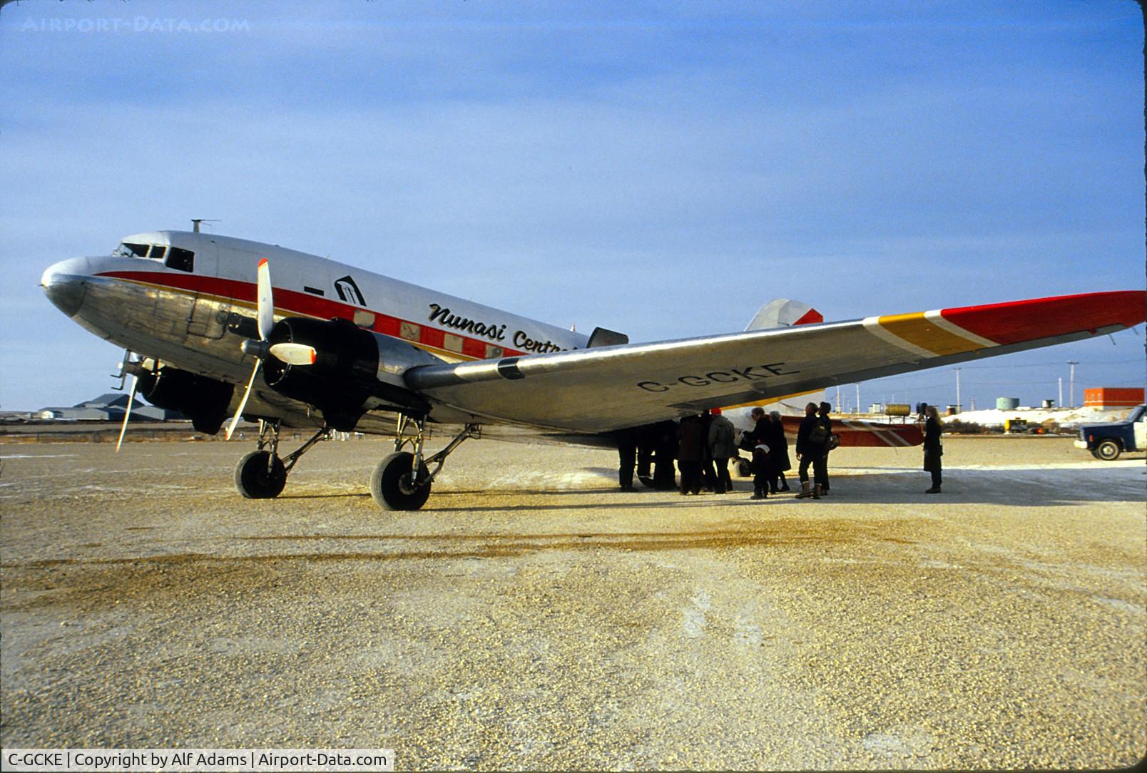 C-GCKE, 1943 Douglas C-47B-20-DK C/N 27203, location and date not recorded.