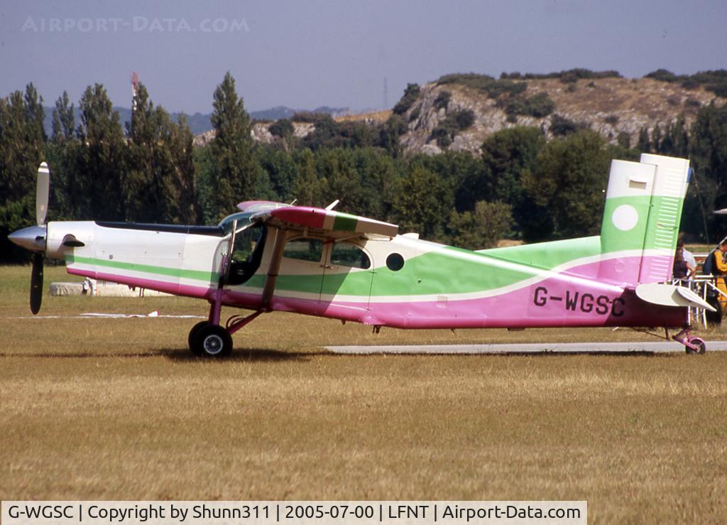 G-WGSC, 1986 Pilatus PC-6/B2-H4 Turbo Porter C/N 848, Ready for another paratrooping flight...