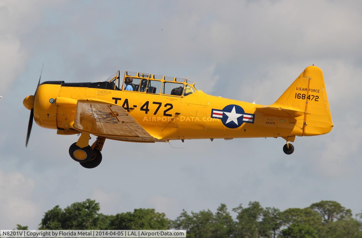 N8201V, North American T-6G Texan C/N 168-472, T-6 Texan