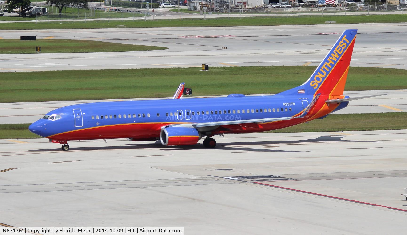 N8317M, 2012 Boeing 737-8H4 C/N 36992, Southwest
