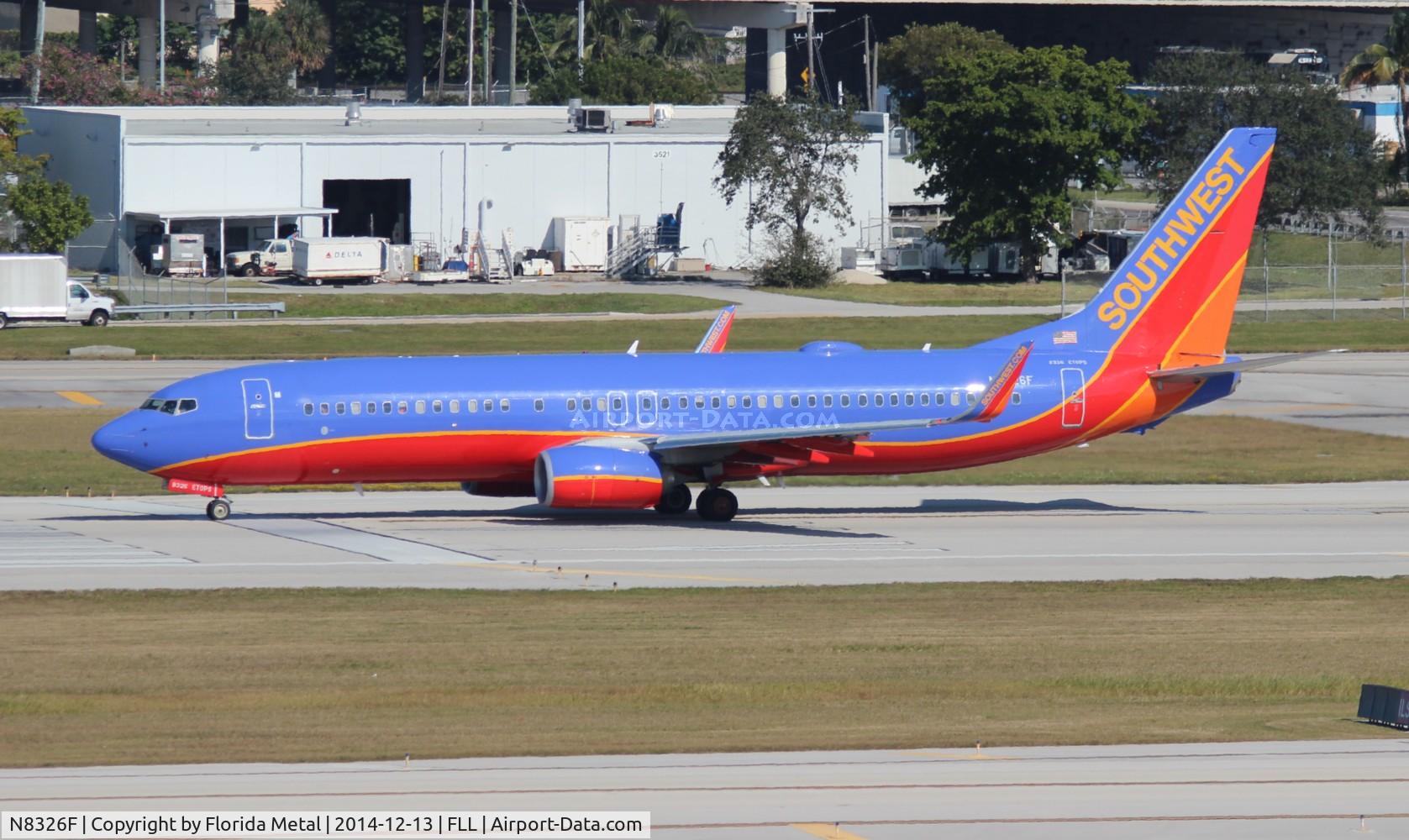 N8326F, 2012 Boeing 737-8H4 C/N 35969, Southwest