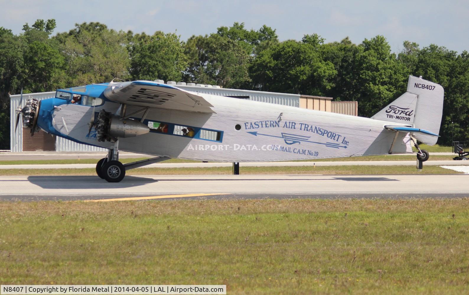 N8407, 1929 Ford 4-AT-E Tri-Motor C/N 69, Ford Trimotor