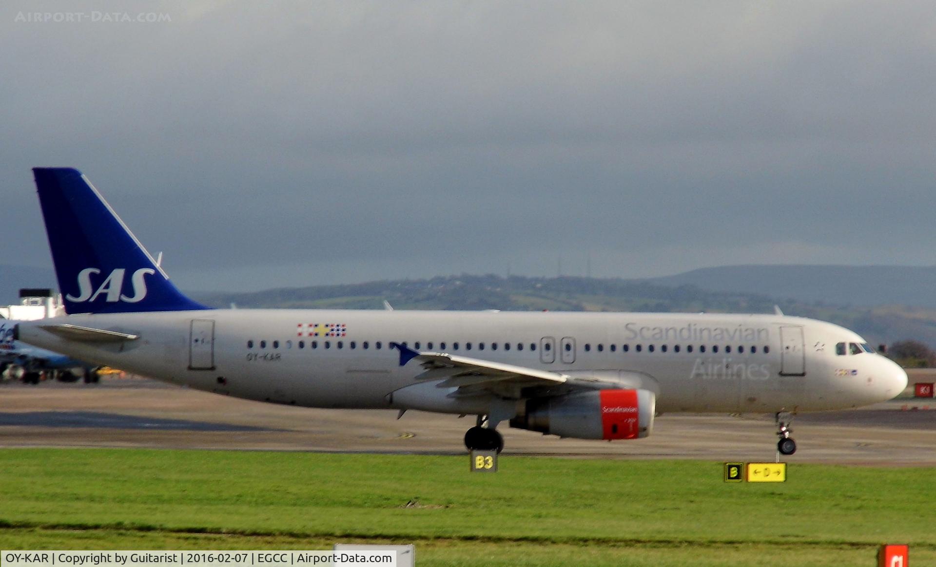 OY-KAR, 2007 Airbus A320-232 C/N 3159, At Manchester