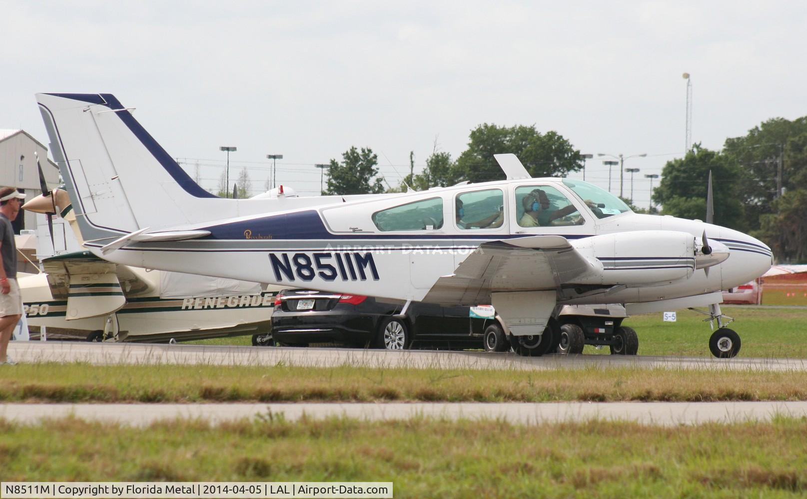 N8511M, 1963 Beech 95-A55 Baron C/N TC-472, Beech 55 Baron