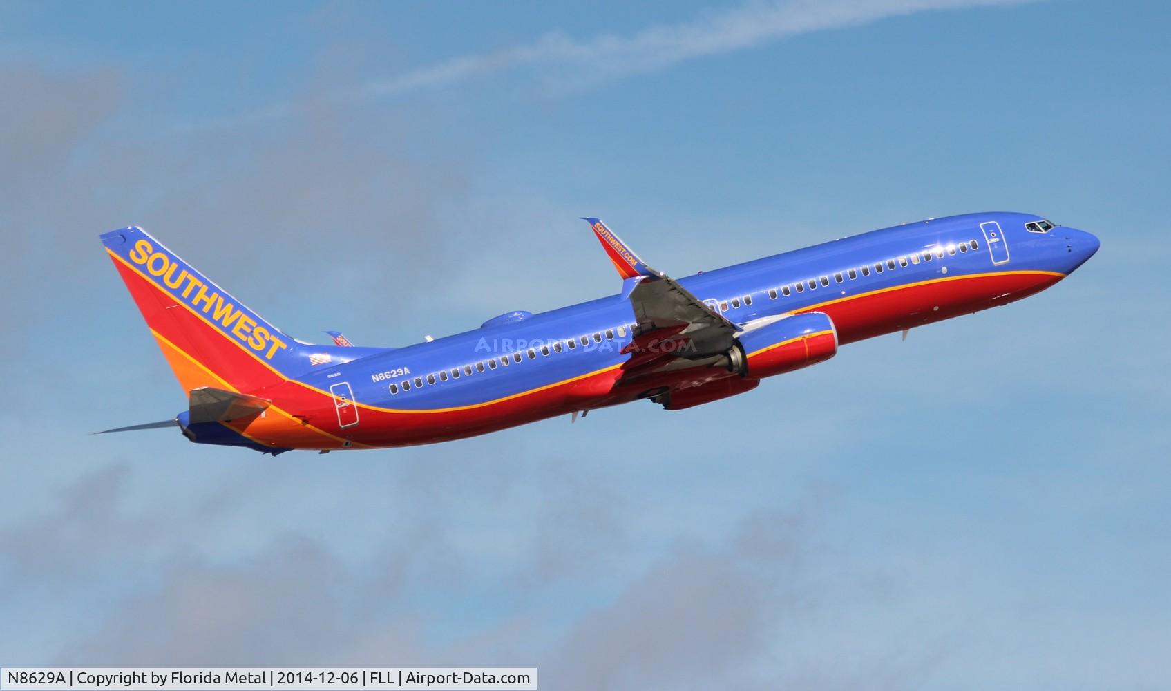N8629A, 2014 Boeing 737-8H4 C/N 36897, Southwest