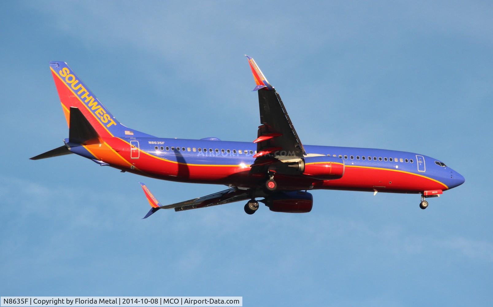 N8635F, 2014 Boeing 737-8H4 C/N 60083, Southwest
