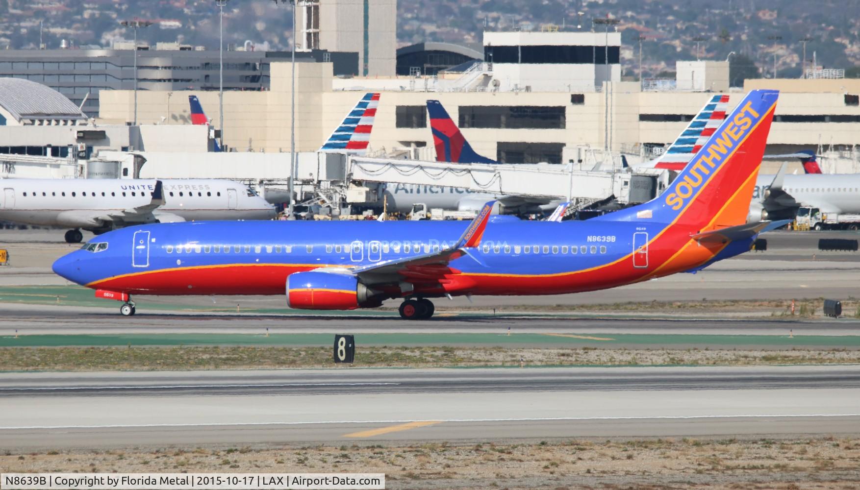 N8639B, 2014 Boeing 737-8H4 C/N 60086, Southwest