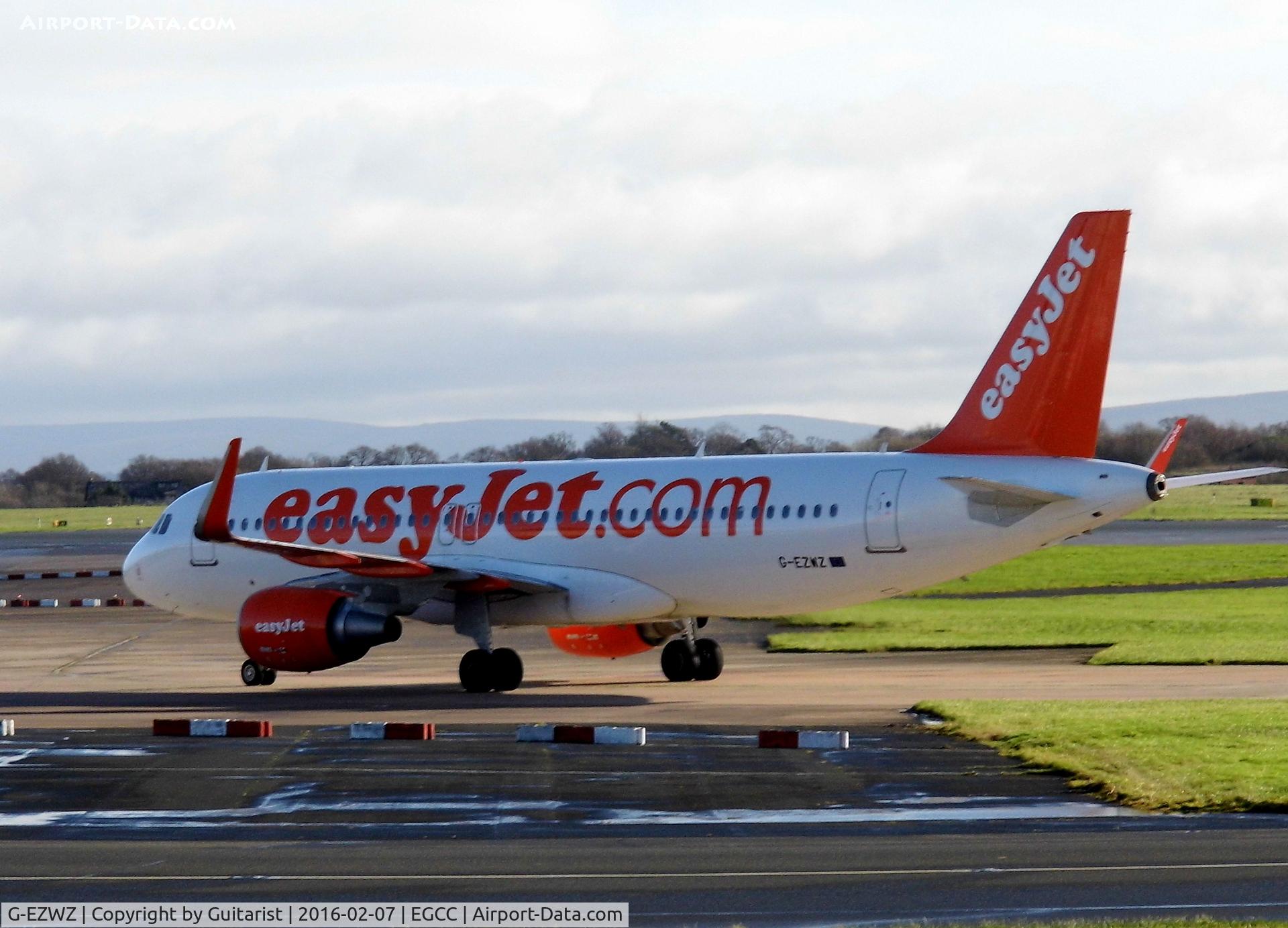 G-EZWZ, 2014 Airbus A320-214 C/N 6353, At Manchester