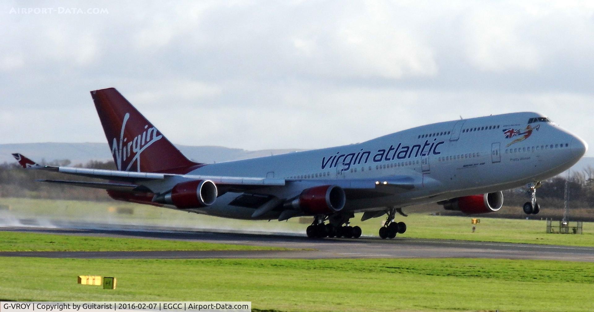 G-VROY, 2001 Boeing 747-443 C/N 32340, At Manchester