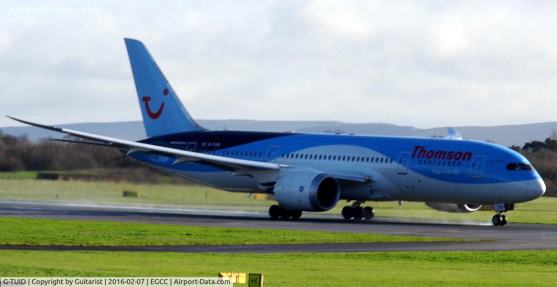 G-TUID, 2013 Boeing 787-8 Dreamliner C/N 36424, At Manchester