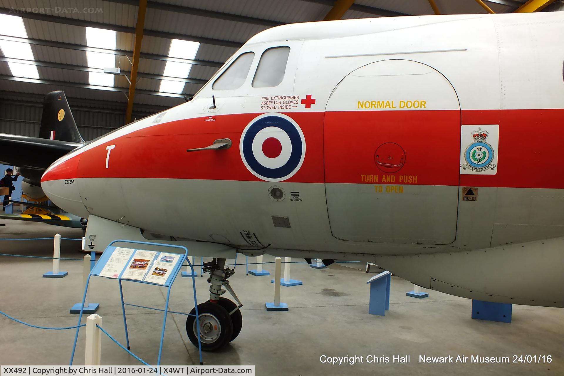 XX492, Scottish Aviation HP-137 Jetstream T.1 C/N 274, at the Newark Air Museum