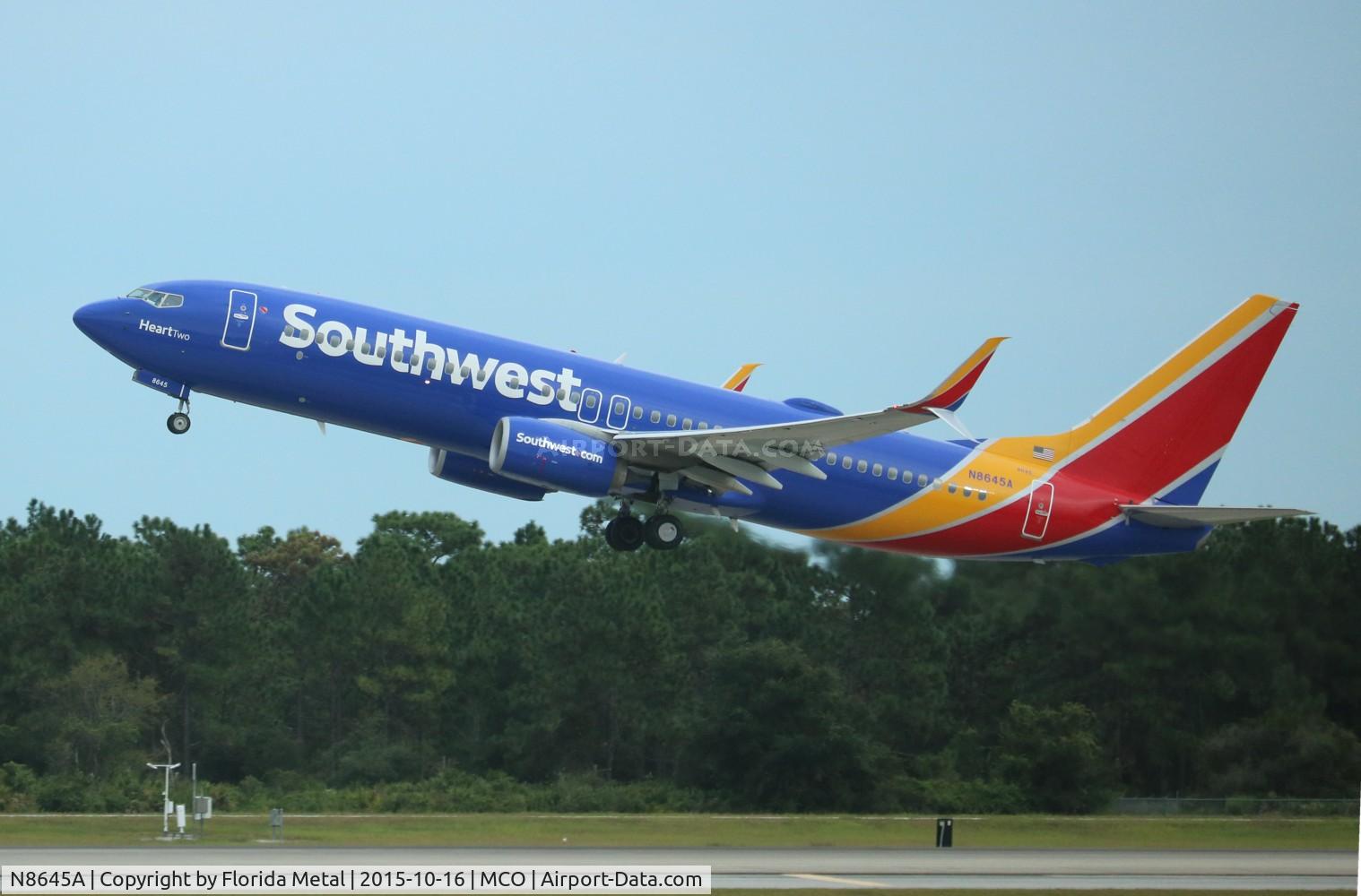N8645A, 2014 Boeing 737-8H4 C/N 36907, Heart 2