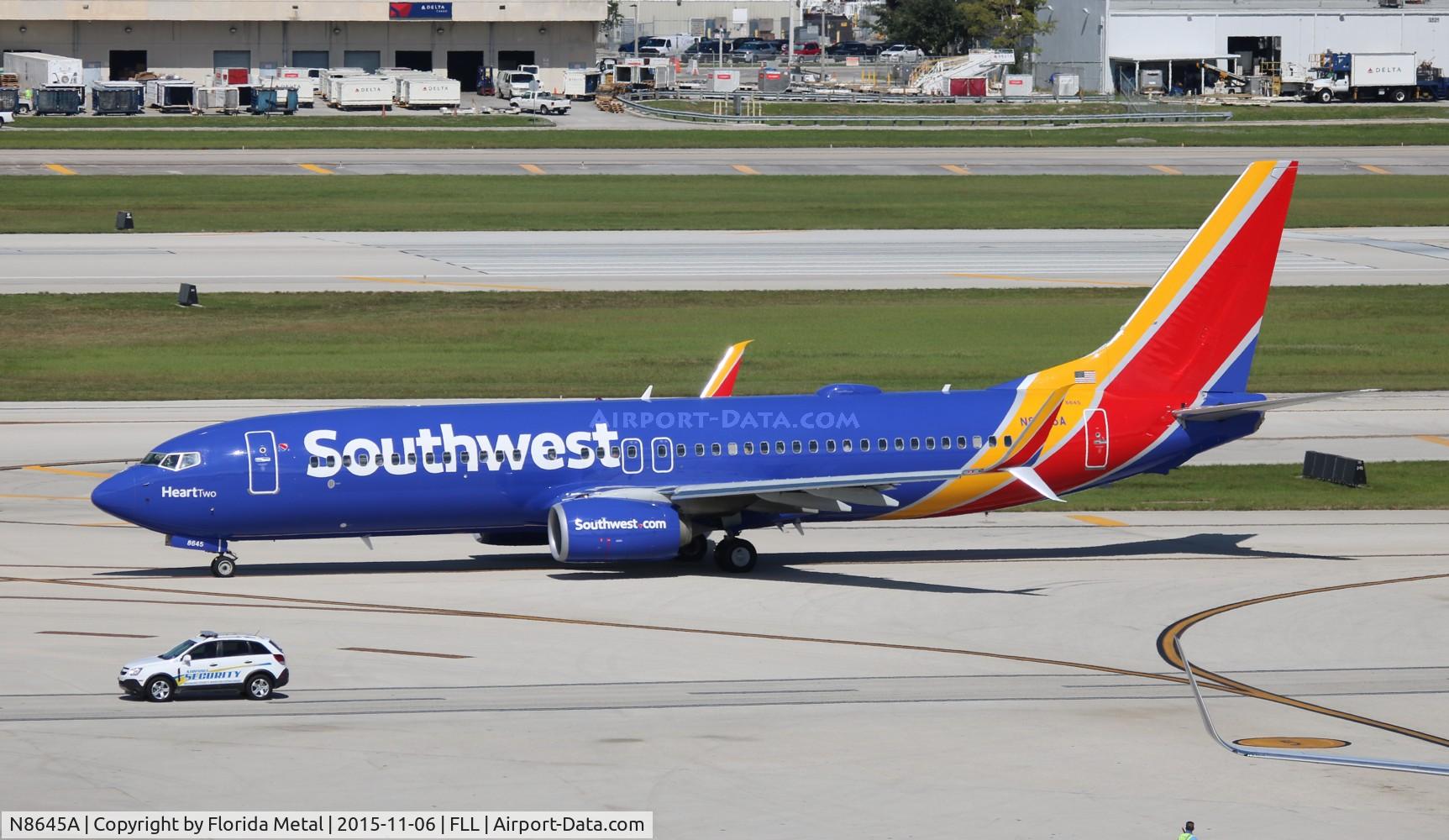 N8645A, 2014 Boeing 737-8H4 C/N 36907, Southwest