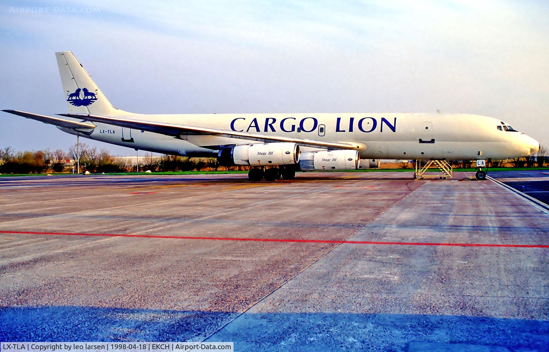 LX-TLA, 1968 Douglas DC-8-62CF C/N 45960, Copenhagen 18.4.98