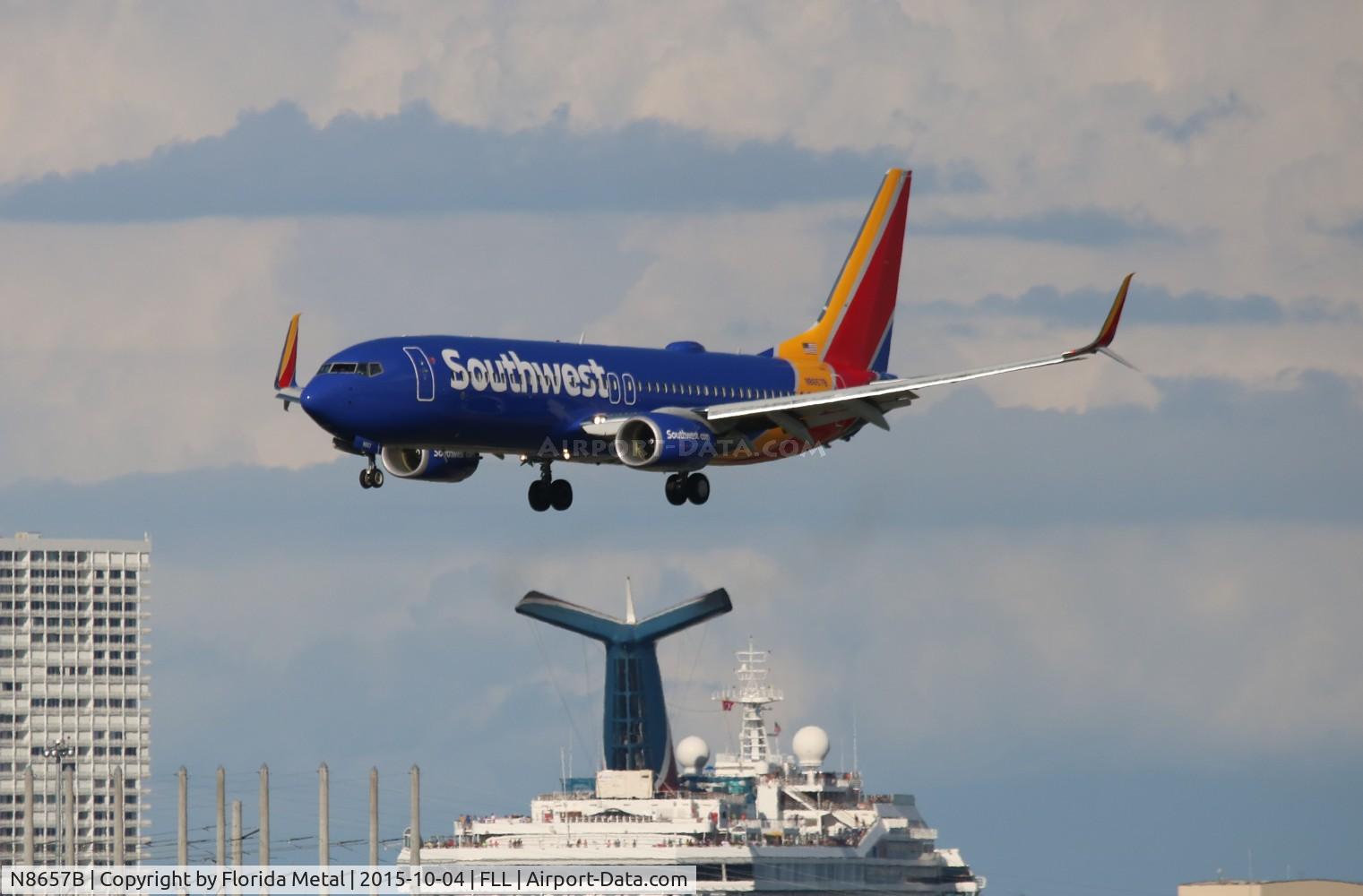 N8657B, 2014 Boeing 737-8H4 C/N 42535, Southwest