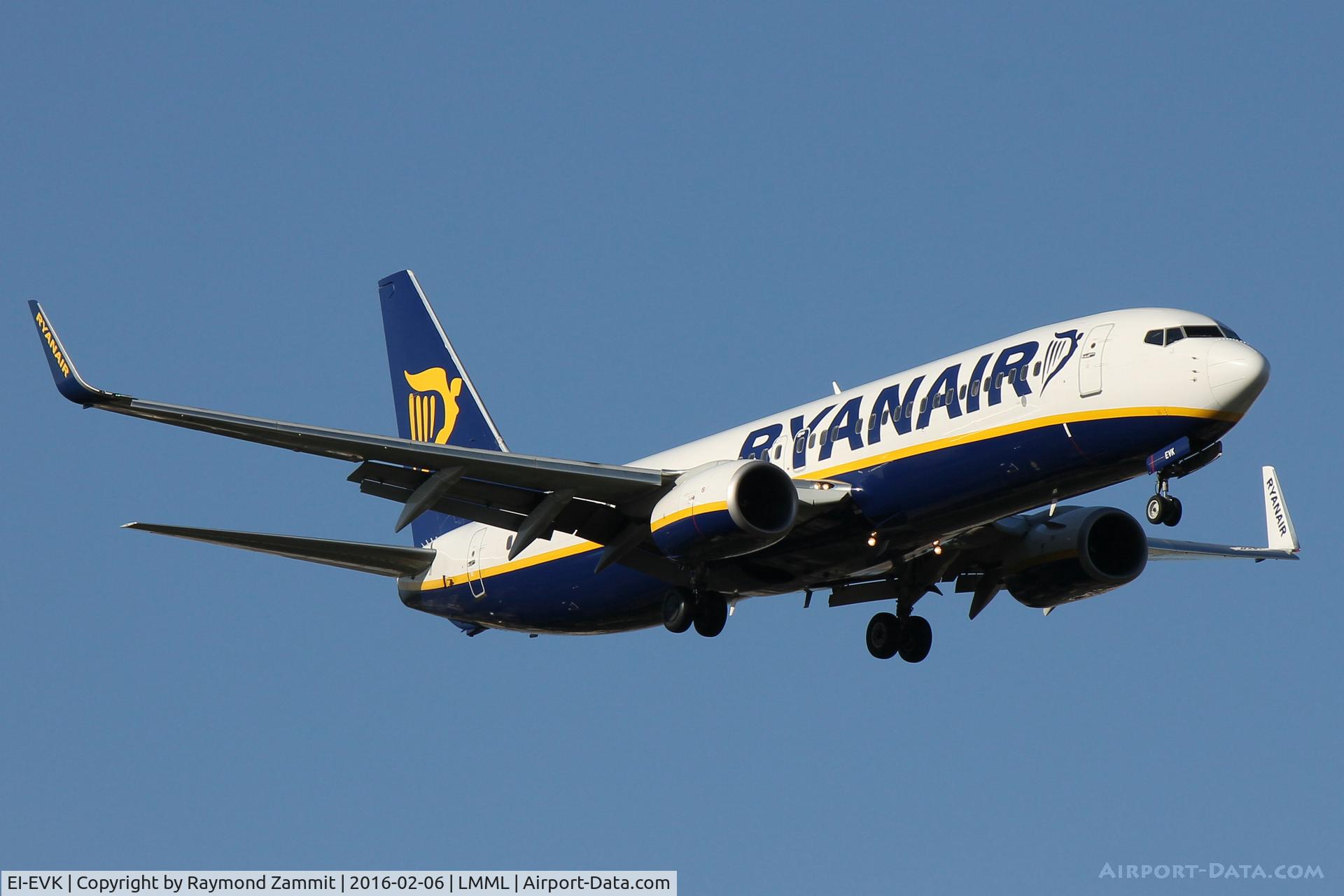 EI-EVK, 2012 Boeing 737-8AS C/N 40298, B737-800 EI-EVK Ryanair