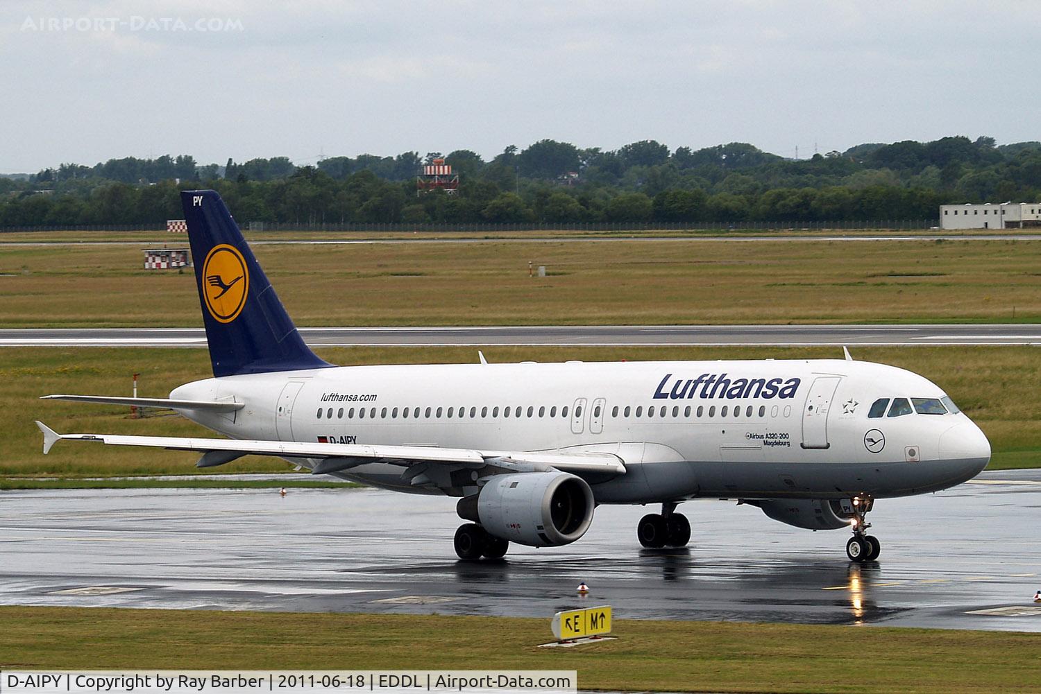 D-AIPY, 1991 Airbus A320-211 C/N 161, Airbus A320-211 [0161] (Lufthansa) Dusseldorf~D 18/06/2011