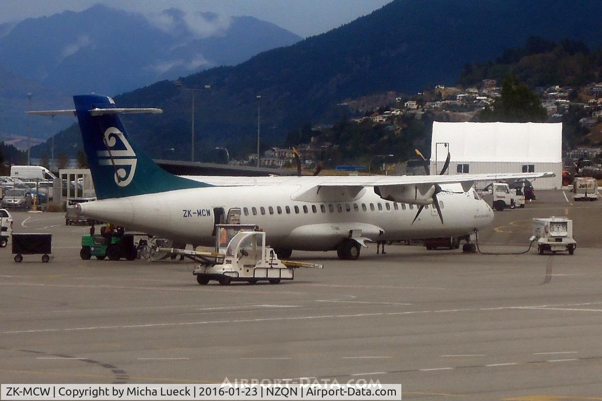 ZK-MCW, 2000 ATR 72-212A C/N 646, At Queenstown