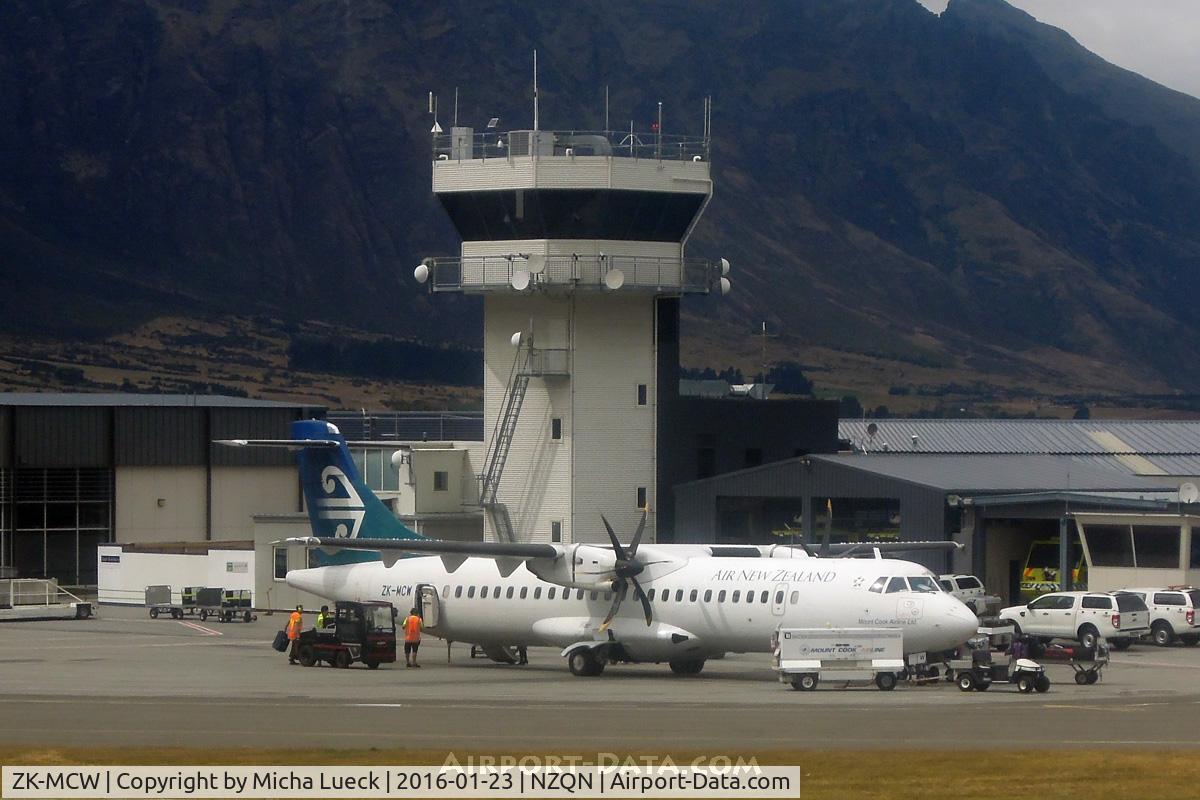 ZK-MCW, 2000 ATR 72-212A C/N 646, At Queenstown