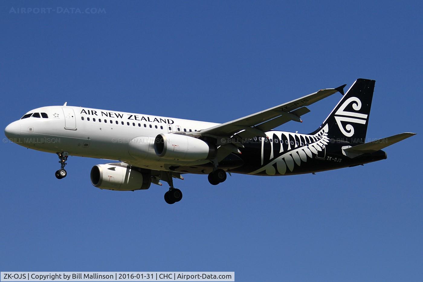 ZK-OJS, 2011 Airbus A320-232 C/N 4926, FINALS TO 02