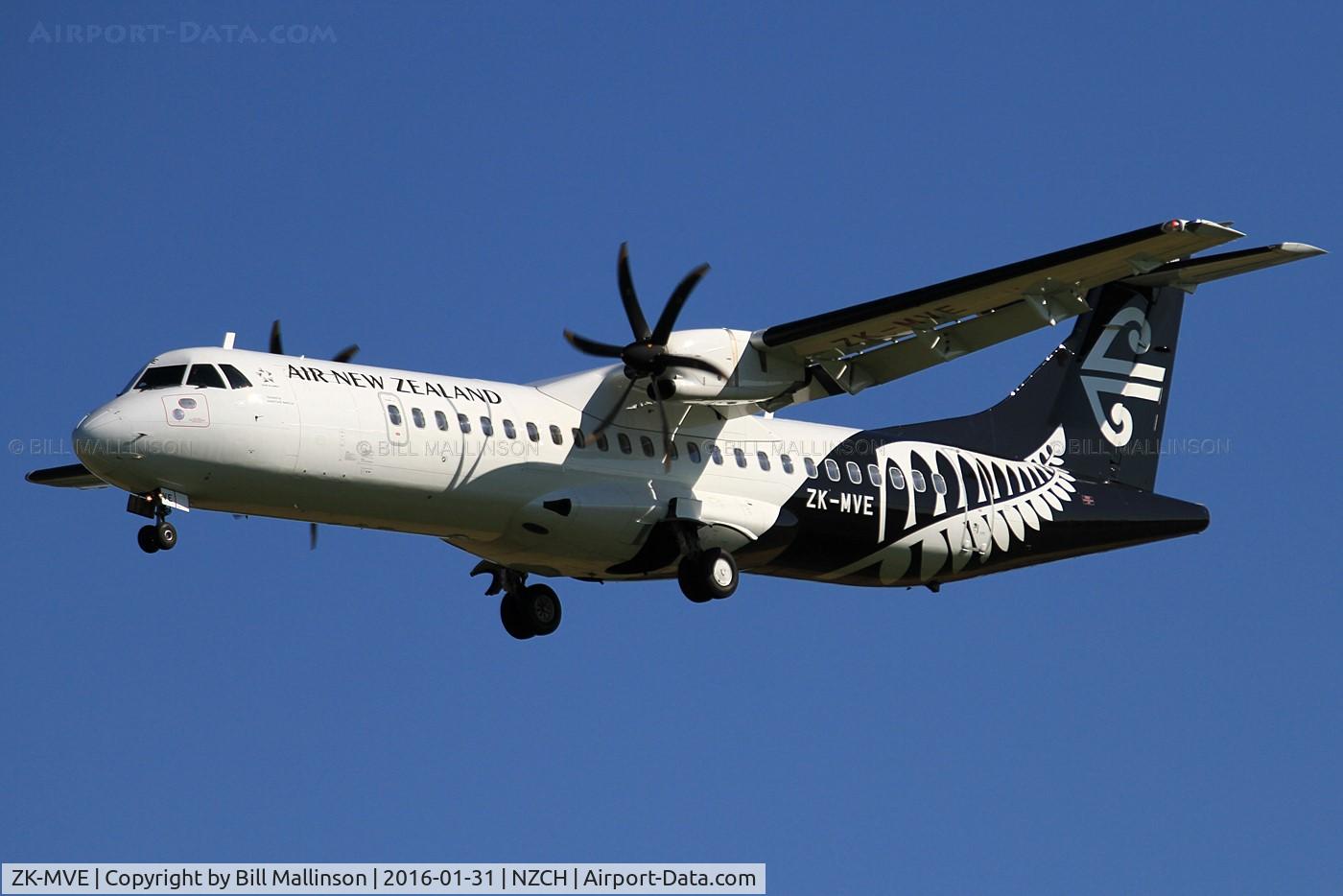 ZK-MVE, 2014 ATR 72-212A C/N 1182, FINALS TO 02