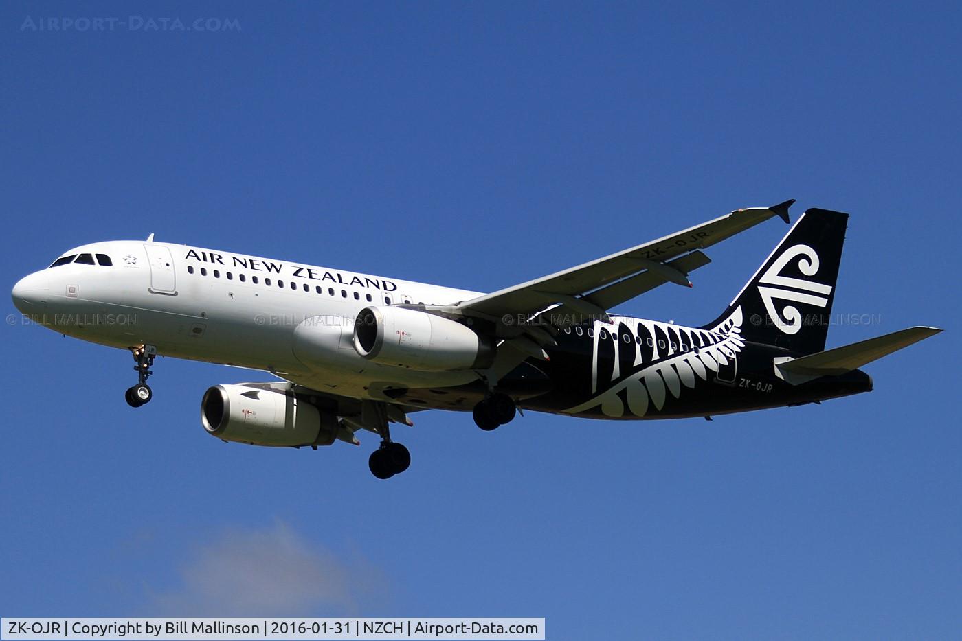 ZK-OJR, 2011 Airbus A320-232 C/N 4884, FINALS TO 02