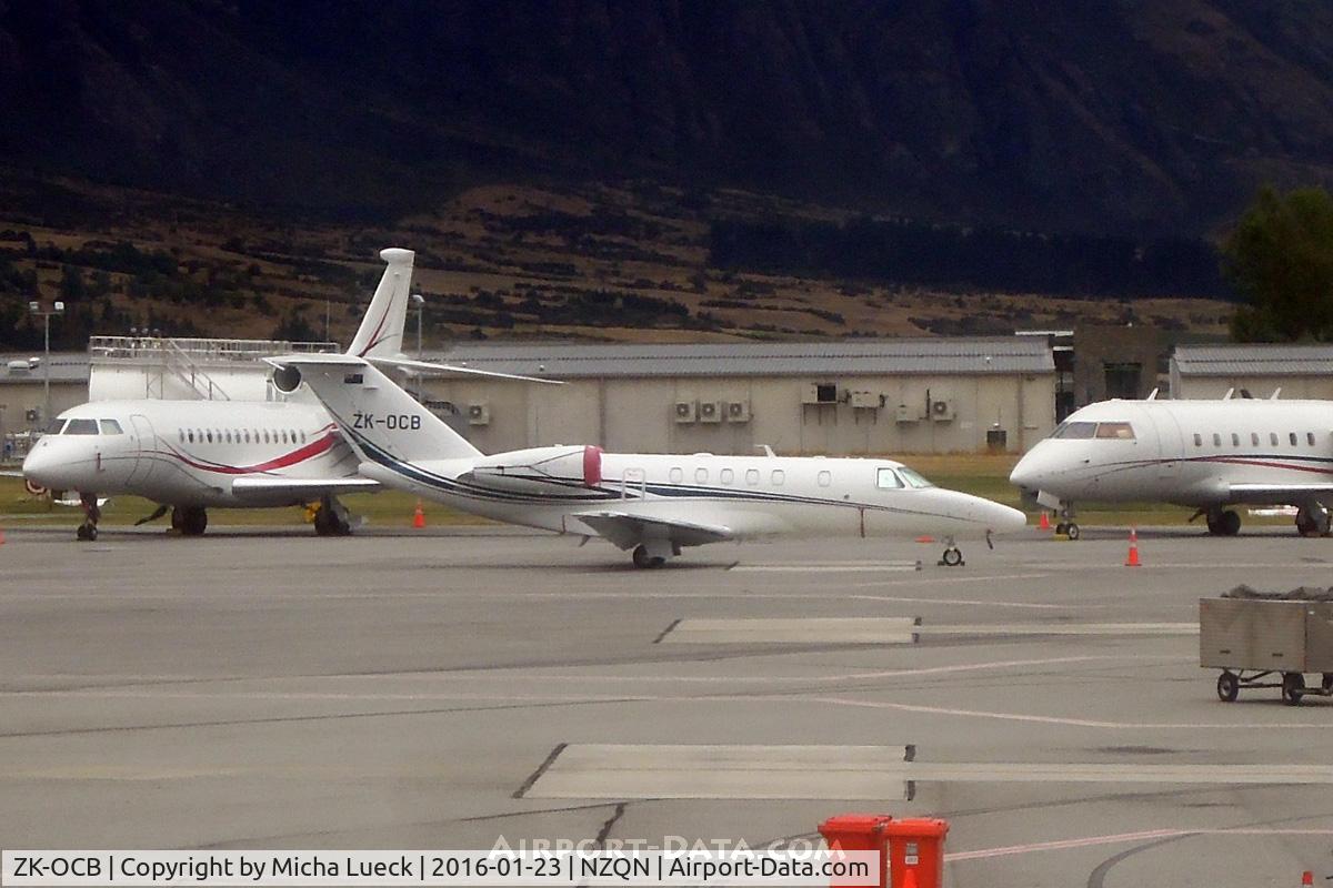 ZK-OCB, 2012 Cessna 525C CitationJet CJ4 C/N 525C-0112, At Queenstown