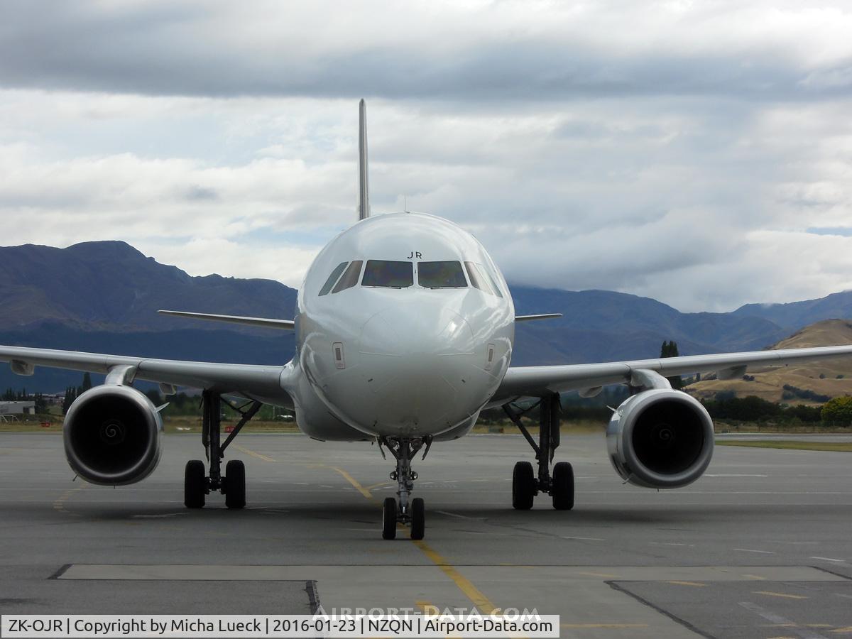 ZK-OJR, 2011 Airbus A320-232 C/N 4884, At Queenstown