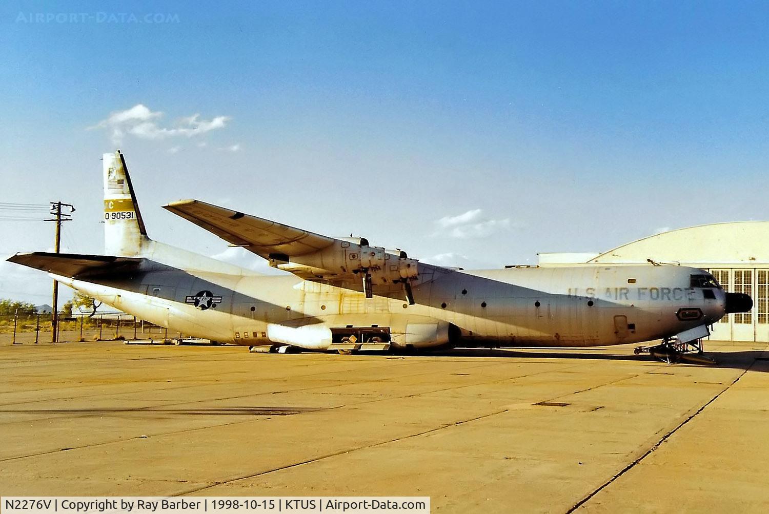 N2276V, 1959 Douglas C-133B Cargomaster C/N 45582, Douglas C-133B Cargomaster [45582] Tucson-International~N 15/10/1998