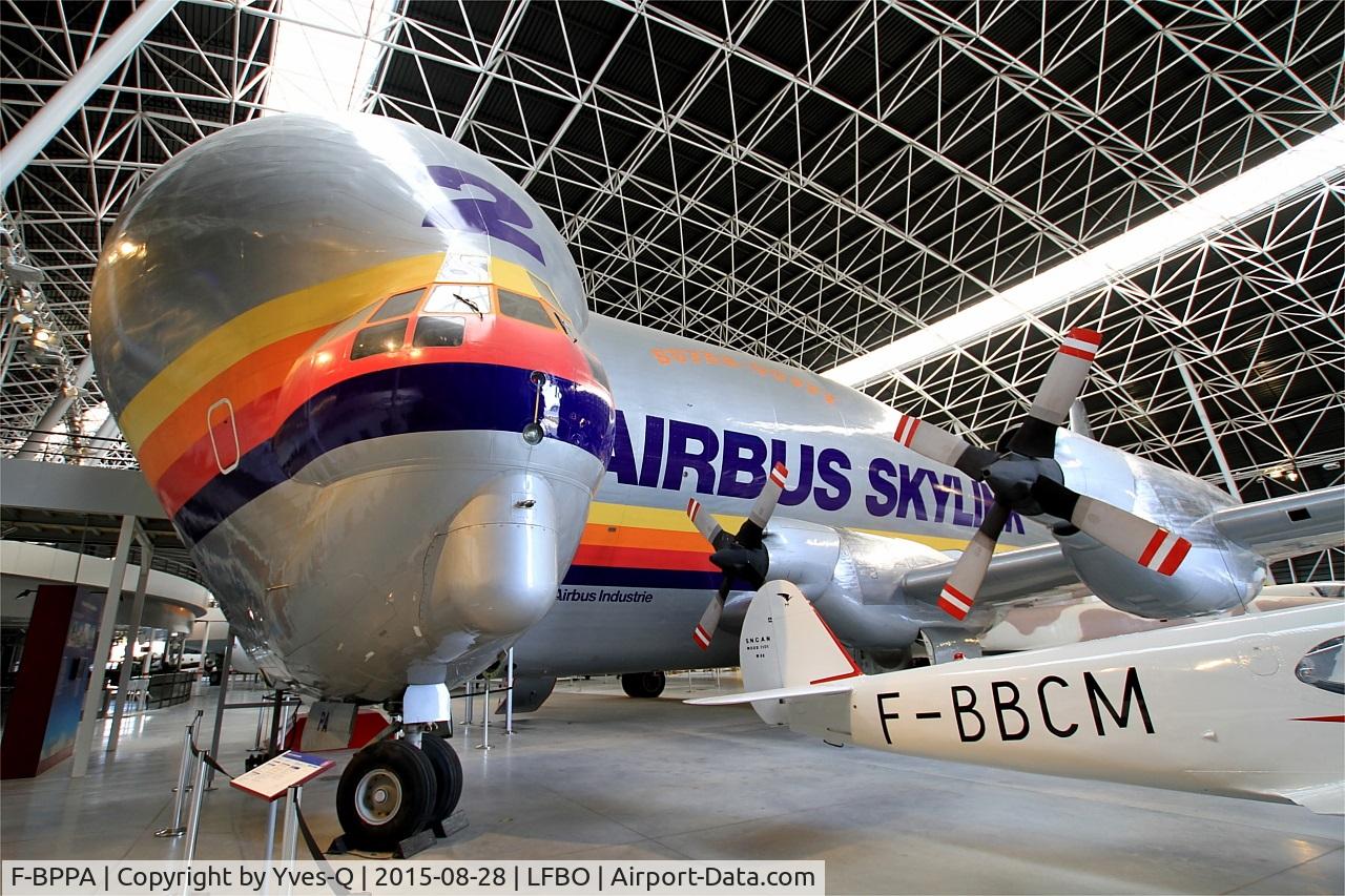 F-BPPA, 1969 Aero Spacelines 377SGT Super Guppy Turbine C/N 0002, Aero-spacelines SUPER GUPPY 377 SGT-201, Preserved at Aeroscopia Museum, Toulouse-Blagnac