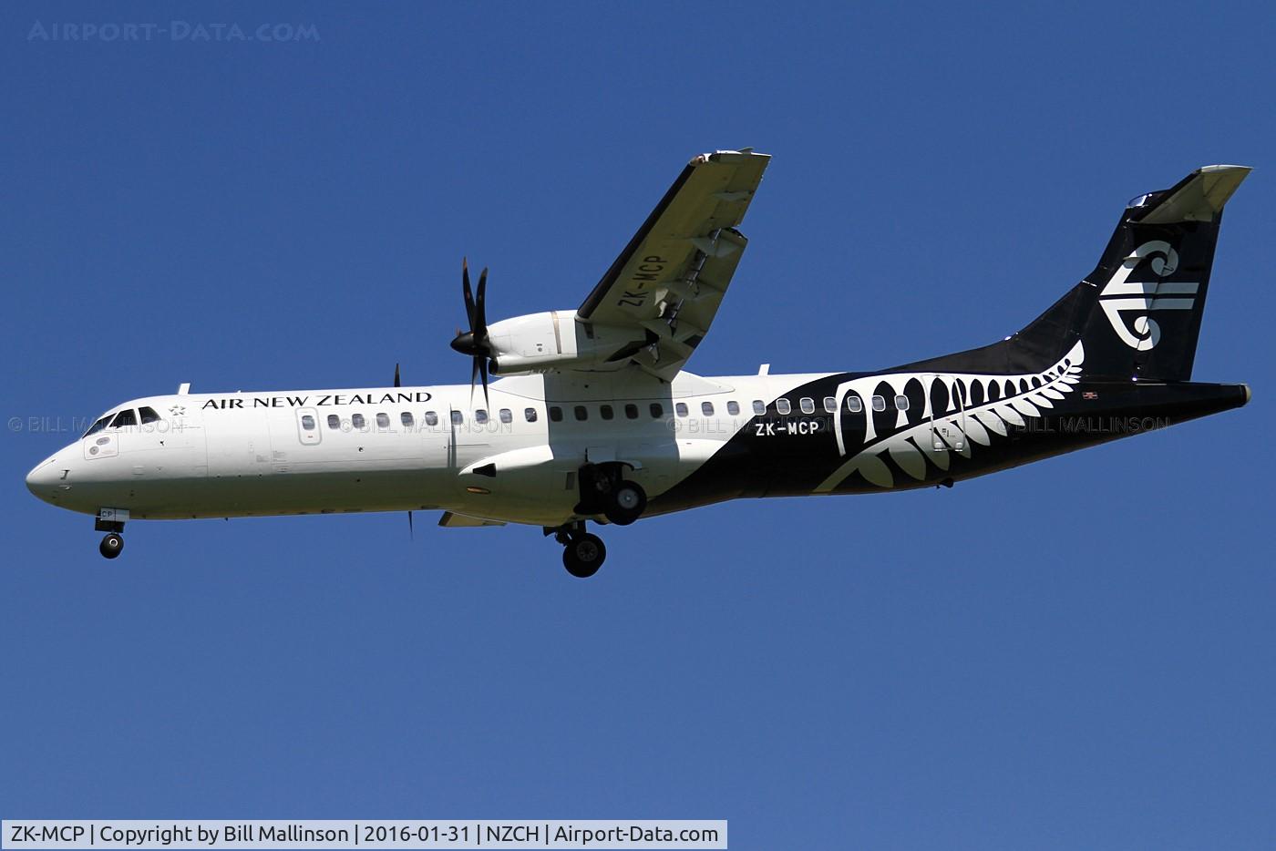ZK-MCP, 2000 ATR 72-212A C/N 630, finals to 02