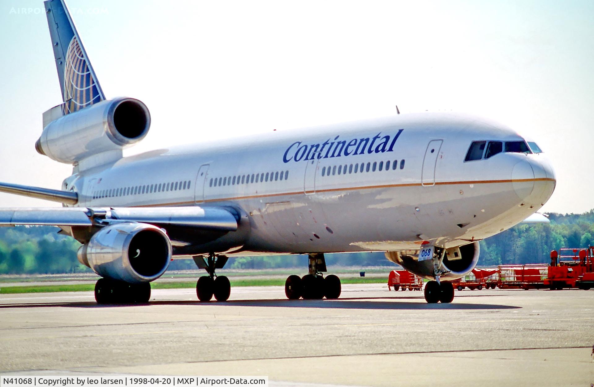 N41068, 1974 Douglas DC-10-30 C/N 47867, MXP Milan Malpense 20.4.98