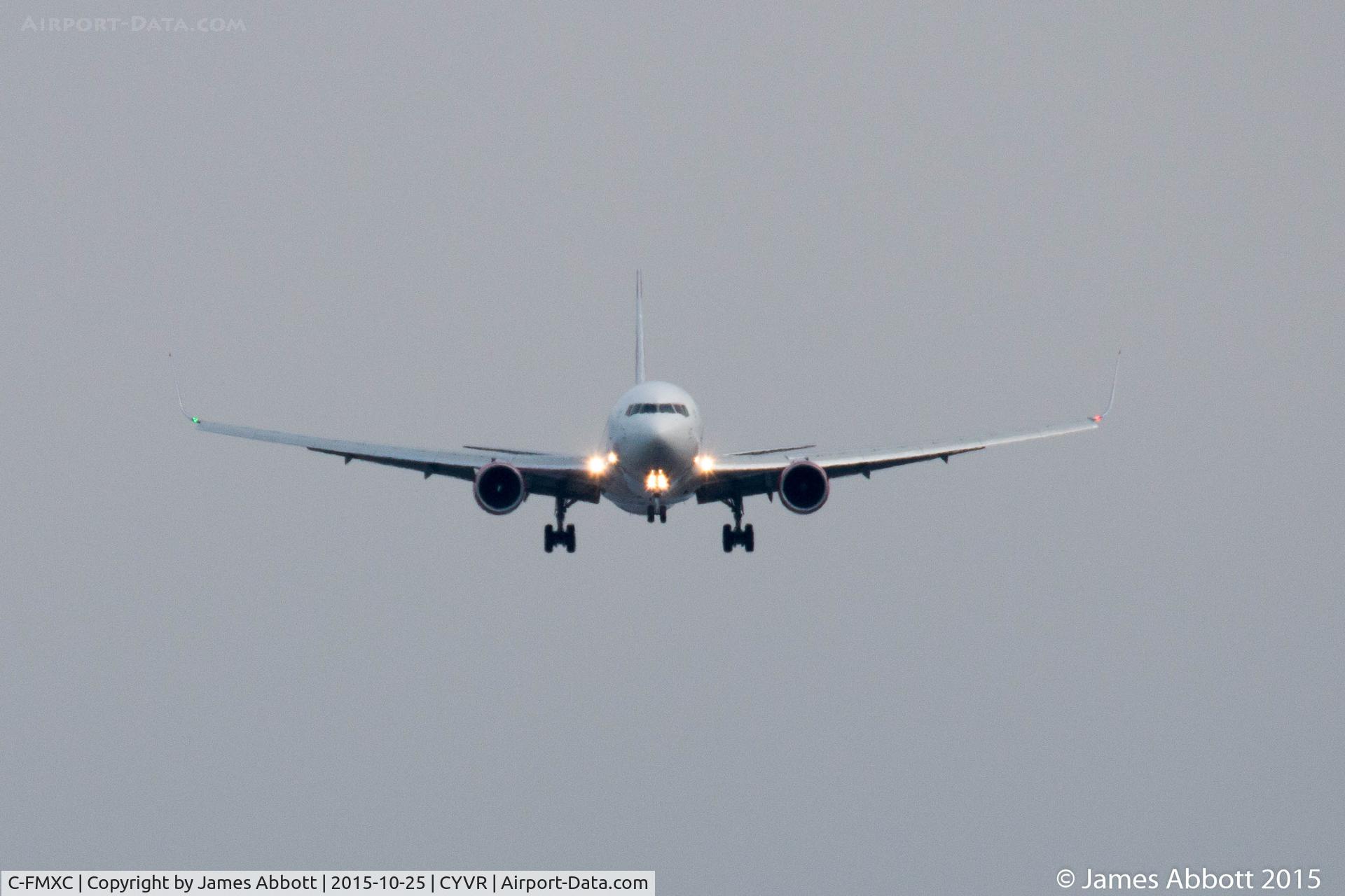 C-FMXC, 1996 Boeing 767-333/ER C/N 25588, On final at YVR