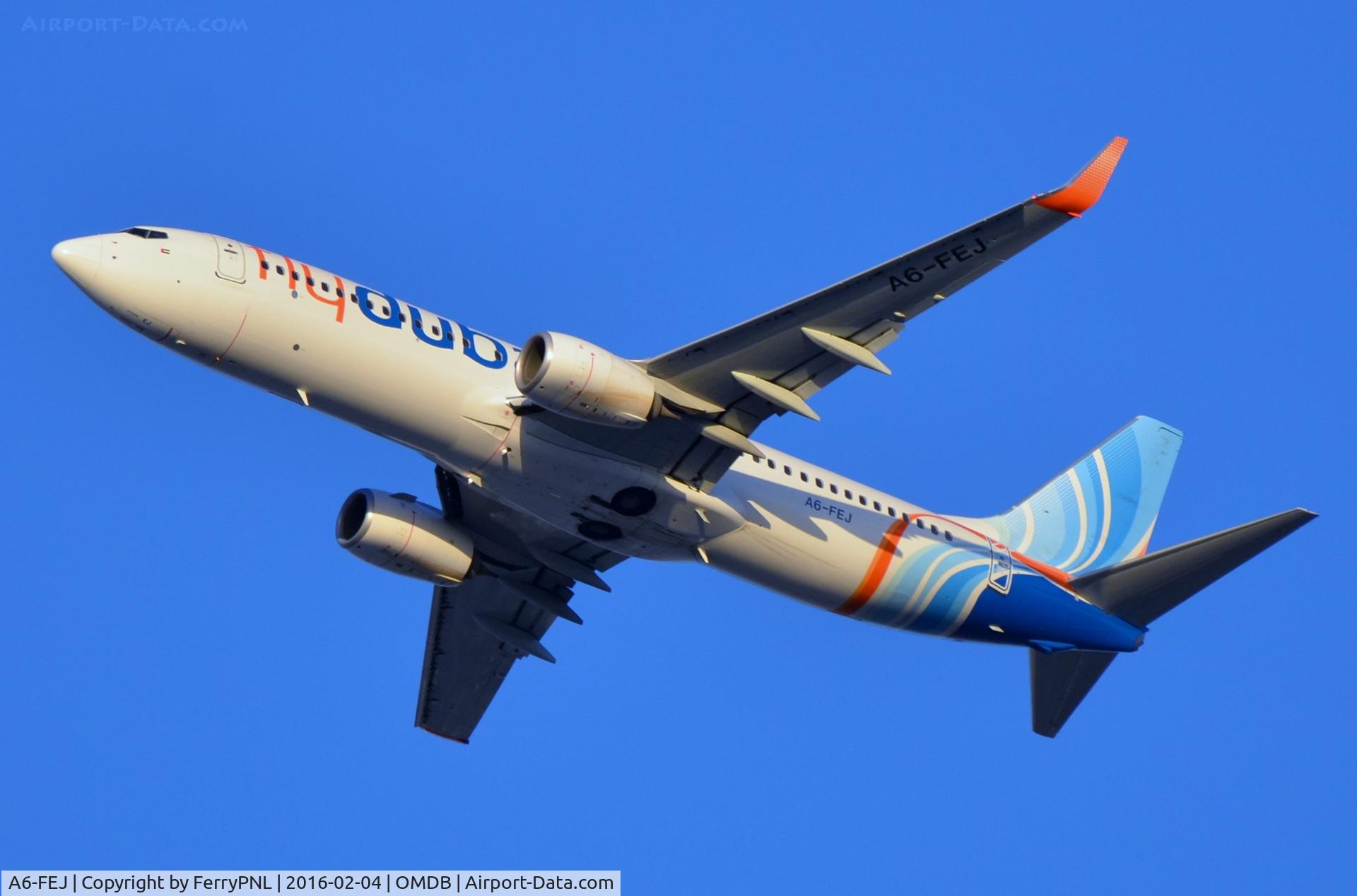 A6-FEJ, 2013 Boeing 737-8KN C/N 40262, Flydubai B738