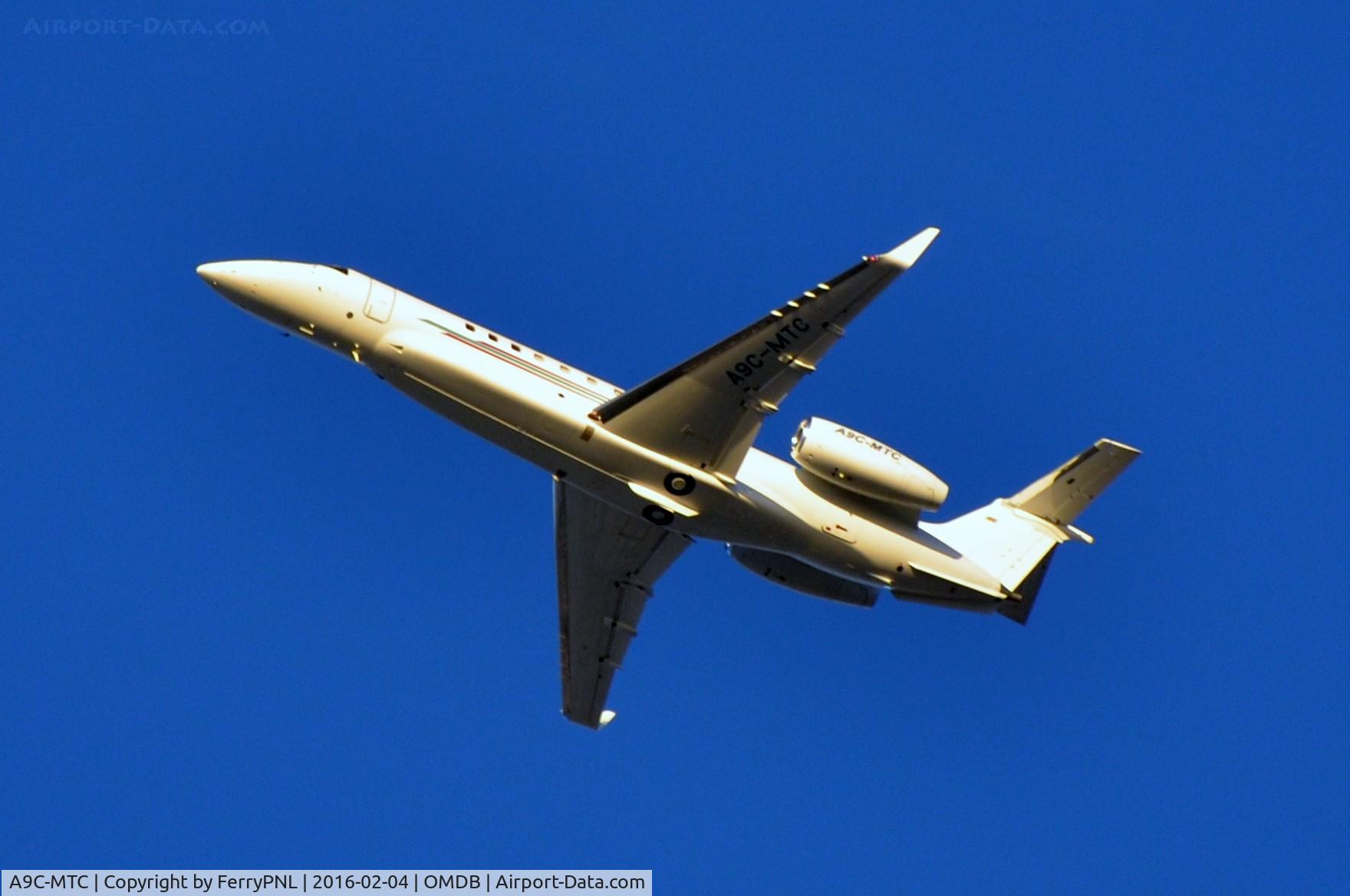 A9C-MTC, 2006 Embraer EMB-135BJ Legacy C/N 14500975, Legacy A9C-MTC taking-off