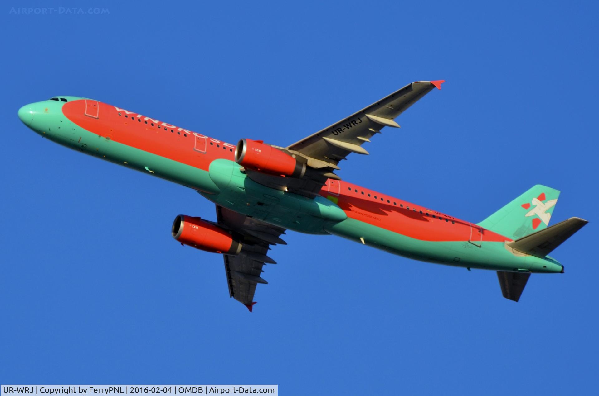 UR-WRJ, 2002 Airbus A321-231 C/N 1896, Windrose A321 operating a flight for Air Blue to Pakistan.