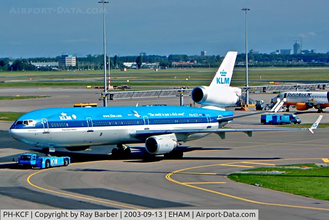 PH-KCF, 1994 McDonnell Douglas MD-11 C/N 48560, McDonnell Douglas MD-11 [48560] (KLM Royal Dutch Airlines) Amsterdam-Schiphol~PH 13/09/2003