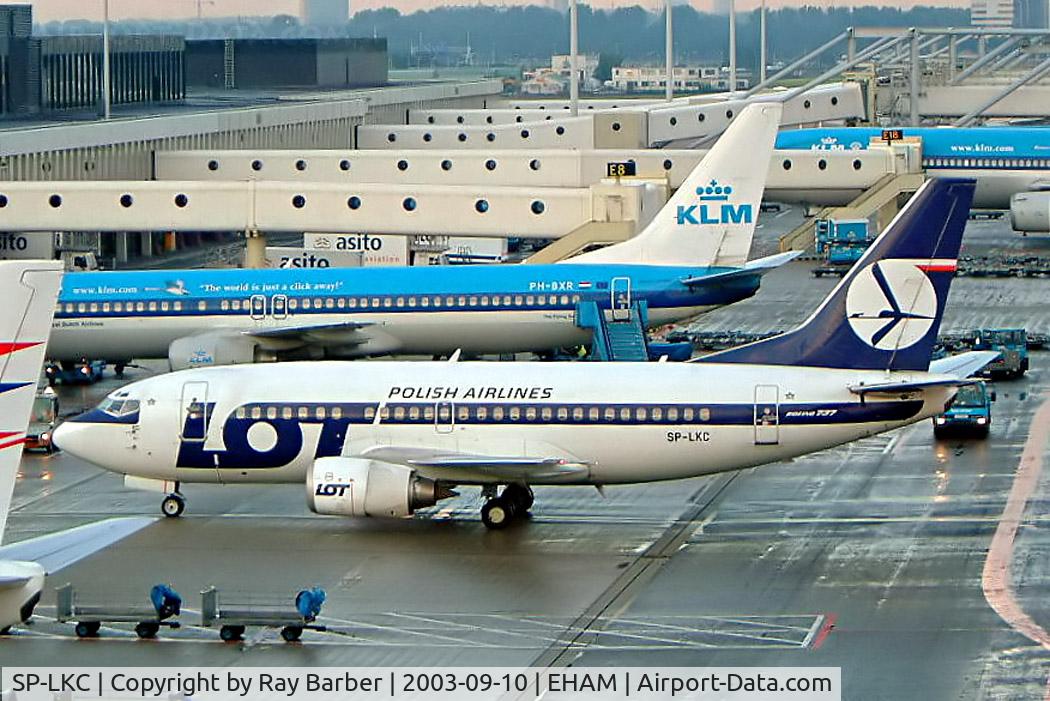 SP-LKC, 1992 Boeing 737-55D C/N 27418, Boeing 737-55D [27418] (LOT Polish Airlines) Amsterdam-Schiphol~PH 10/09/2003