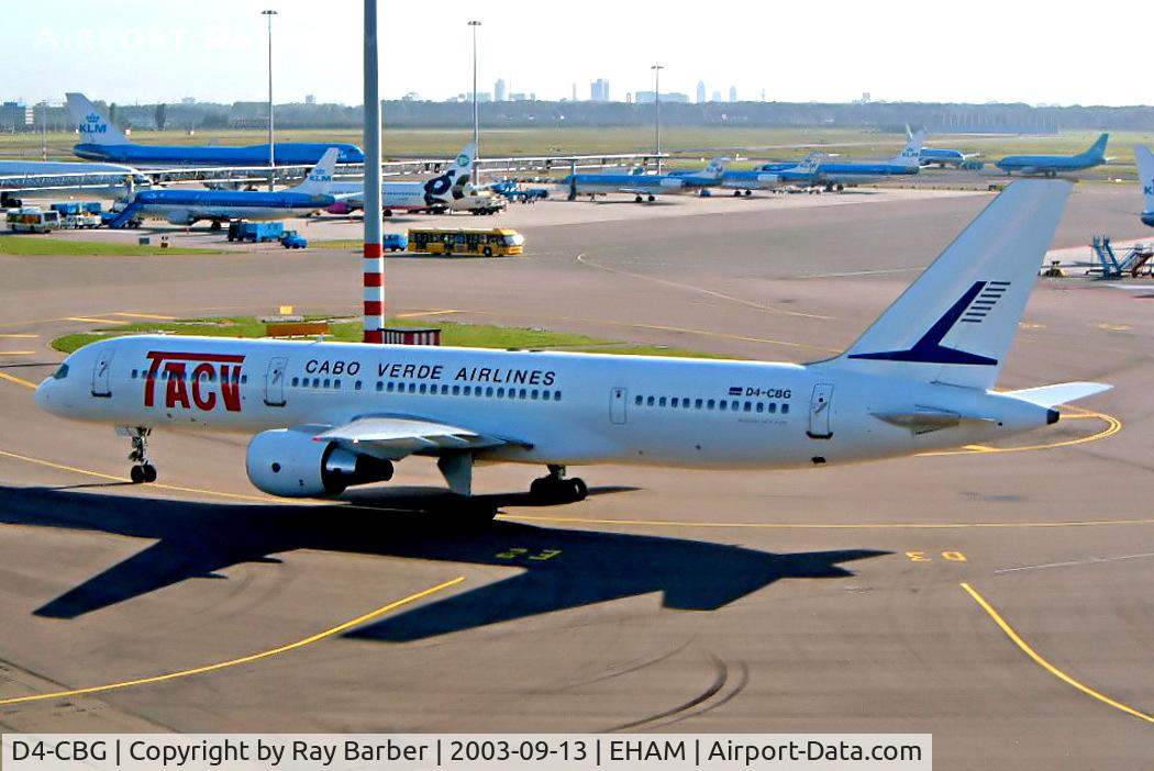D4-CBG, 1996 Boeing 757-2Q8 C/N 27599, Boeing 757-2Q8 [27599] (TACV Cabo Verde Airlines) Amsterdam-Schiphol~PH 13/09/2003