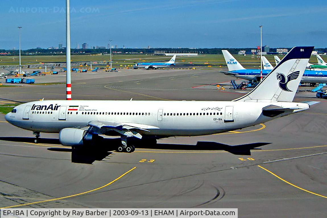 EP-IBA, 1993 Airbus A300B4-605R C/N 723, Airbus A300B4-605R [723] (Iran Air) Schiphol~PH 13/09/2003